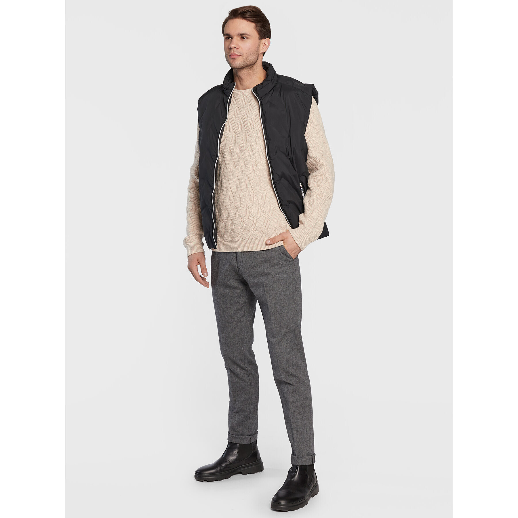 Baldessarini Елек B2 50056/000/4042 Черен Regular Fit - Pepit.bg