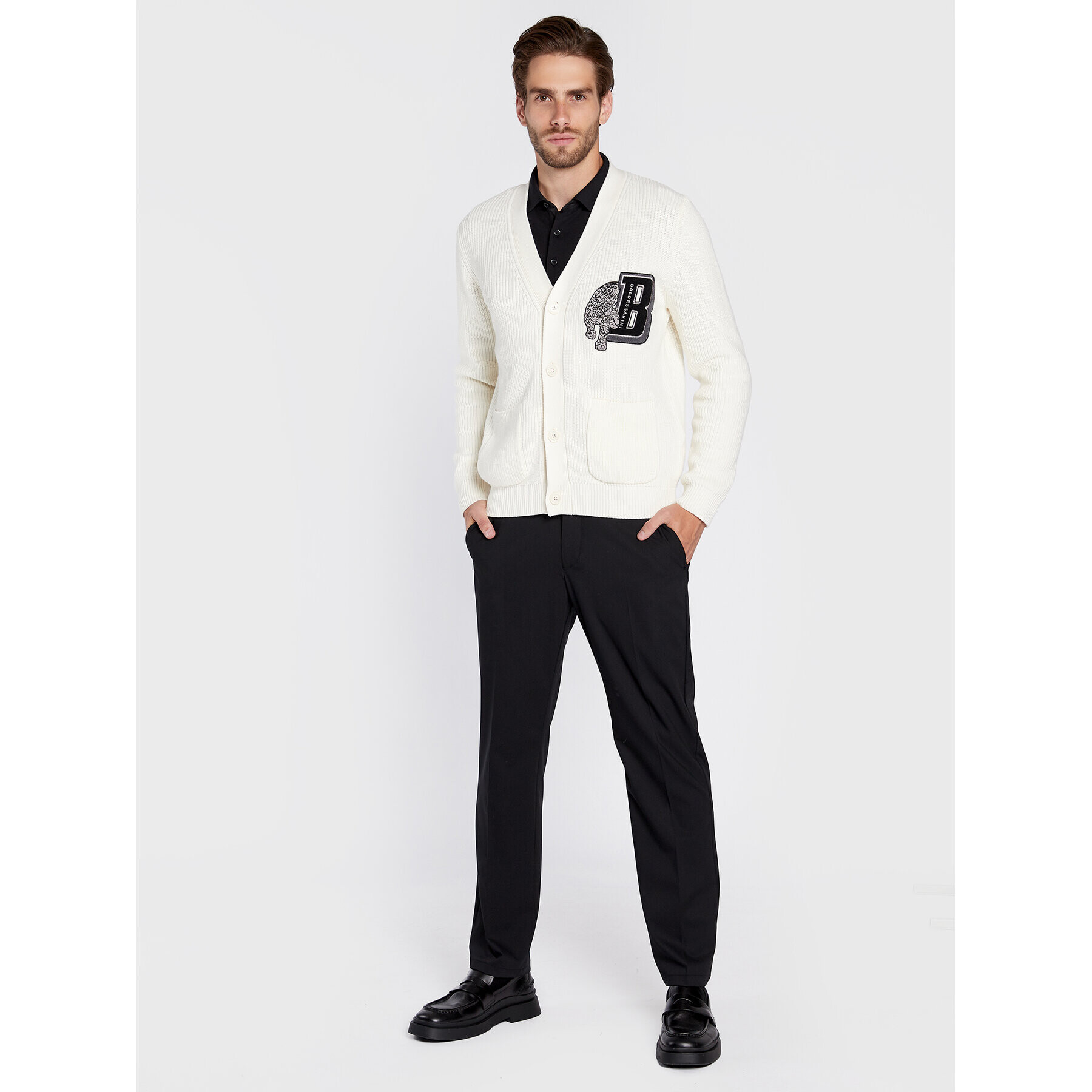 Baldessarini Кардиган Kashcot B4 60020/000/5107 Бежов Regular Fit - Pepit.bg