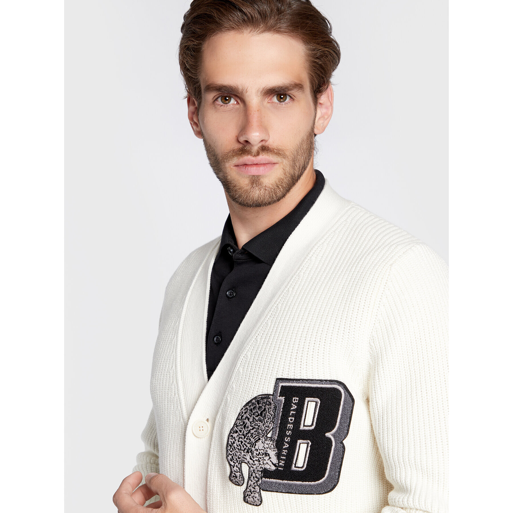 Baldessarini Кардиган Kashcot B4 60020/000/5107 Бежов Regular Fit - Pepit.bg
