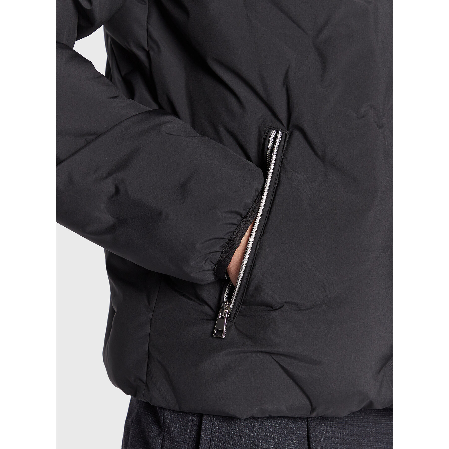 Baldessarini Пухено яке B2 50049/000/4042 Черен Regular Fit - Pepit.bg