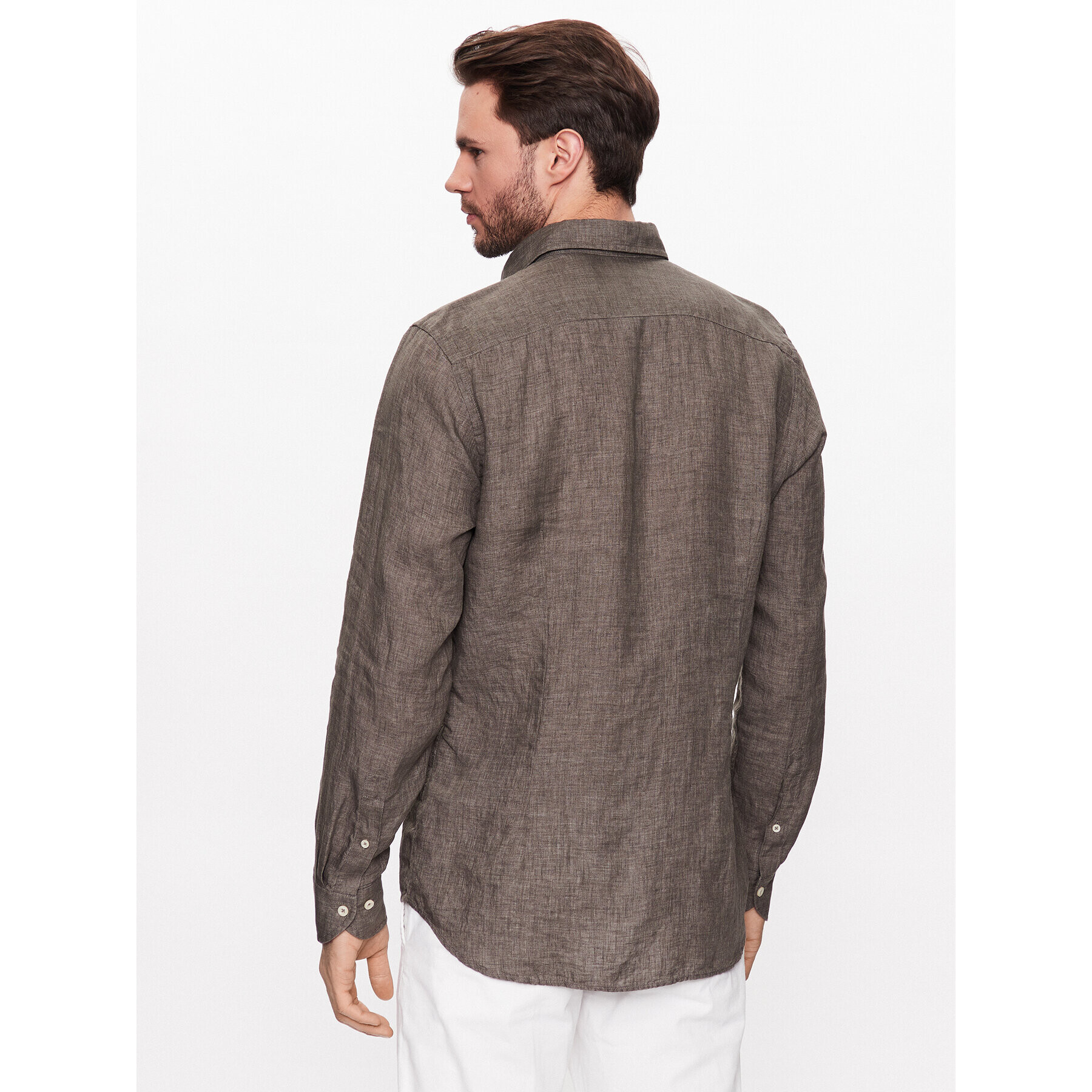 Baldessarini Риза B3 10012/000/3060 Сив Regular Fit - Pepit.bg