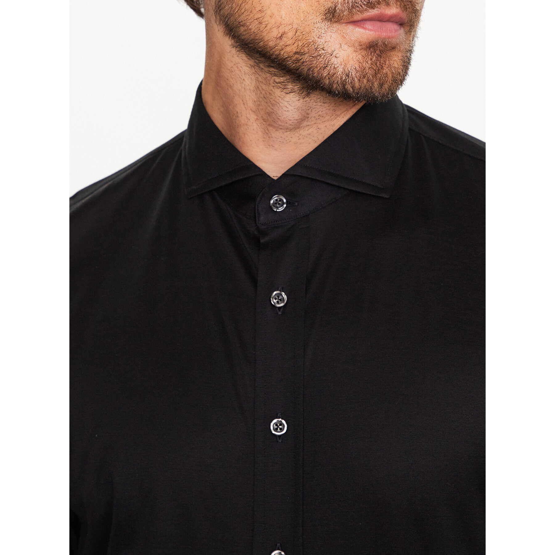 Baldessarini Риза B3 11012/000/4915 Черен Regular Fit - Pepit.bg