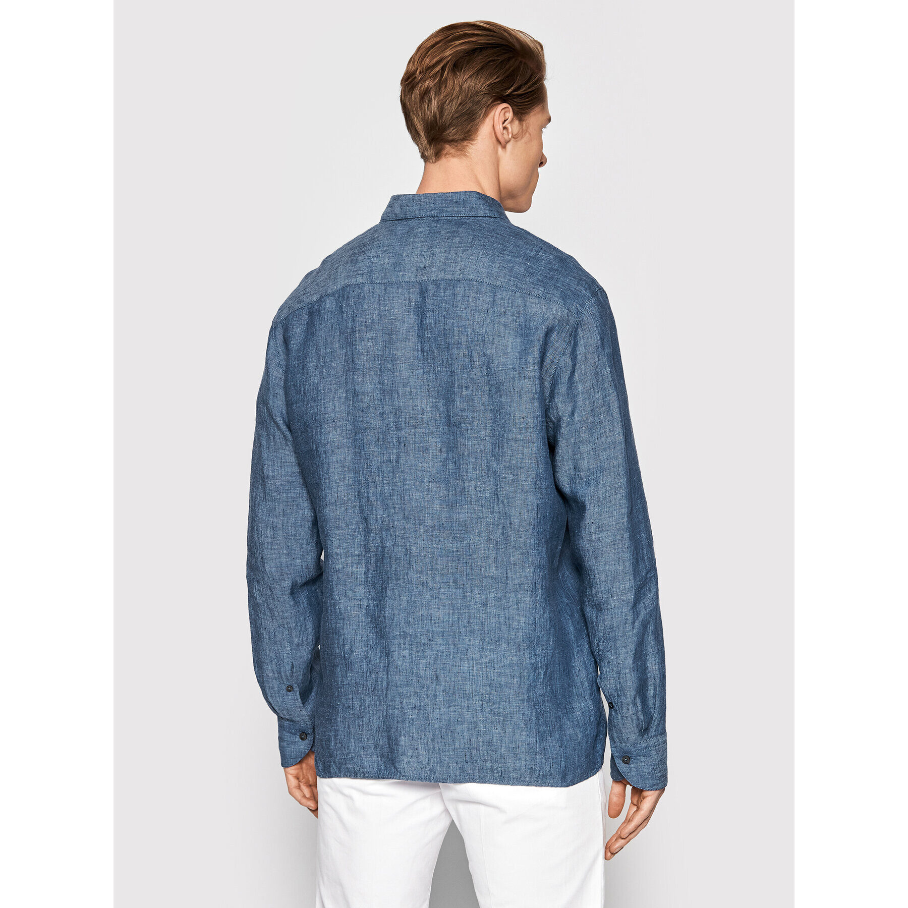 Baldessarini Риза B3 56001/000/3060 Син Regular Fit - Pepit.bg