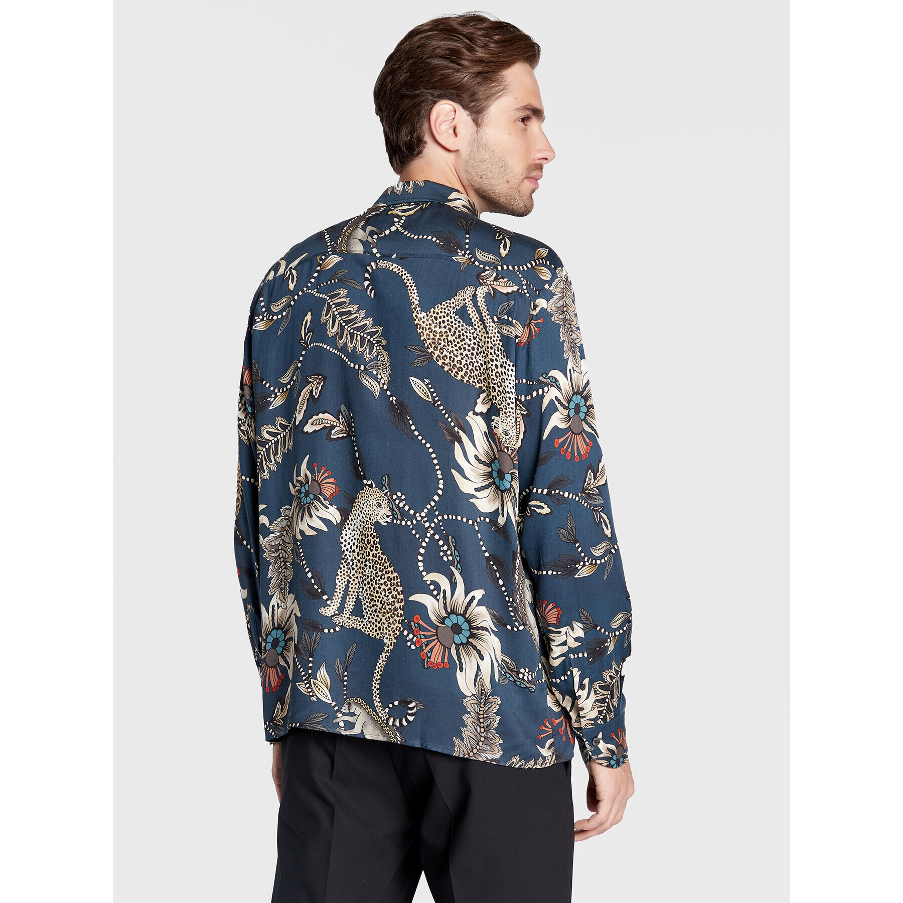 Baldessarini Риза B3 56005/000/3085 Тъмносин Regular Fit - Pepit.bg