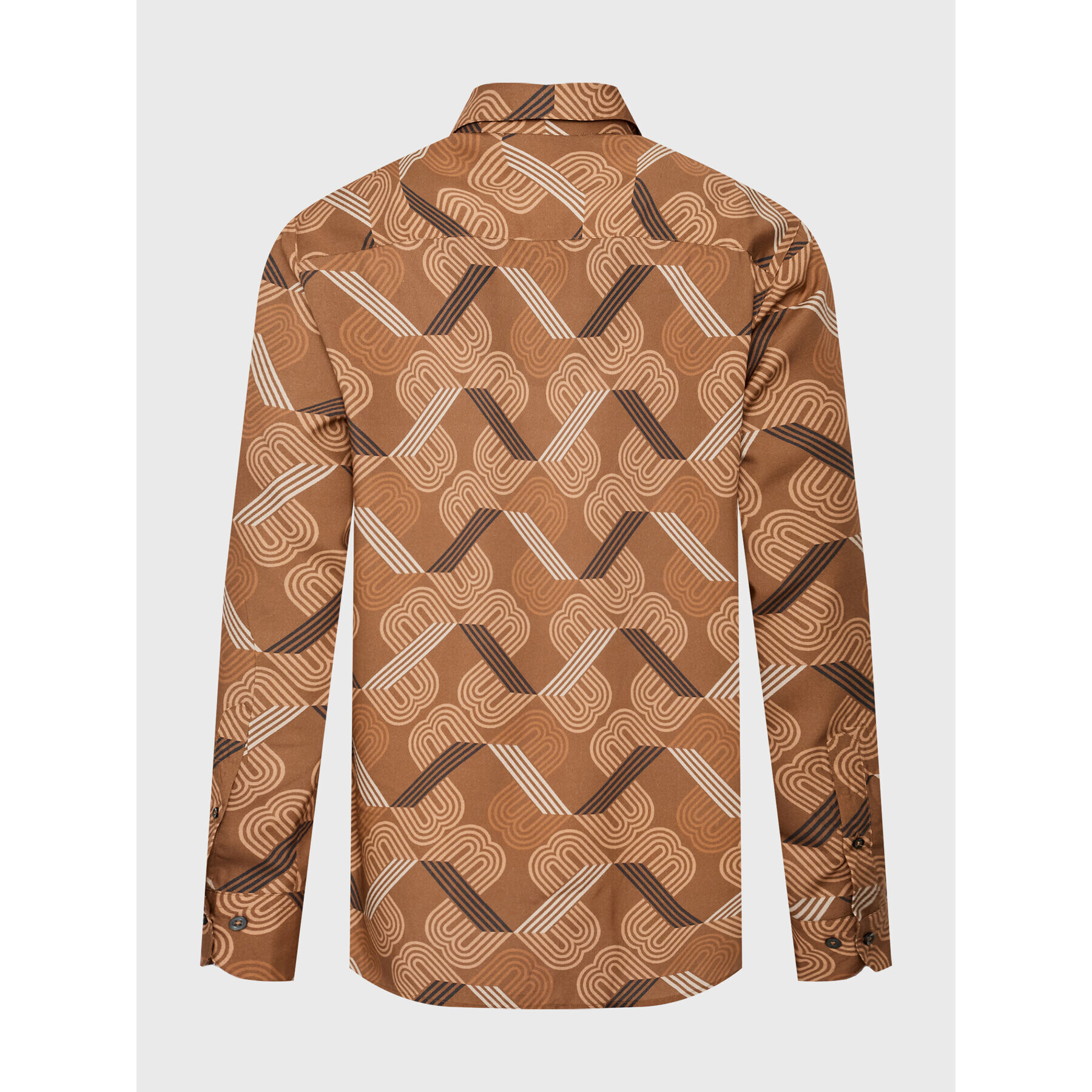 Baldessarini Риза B3 56011/000/3070 Кафяв Regular Fit - Pepit.bg