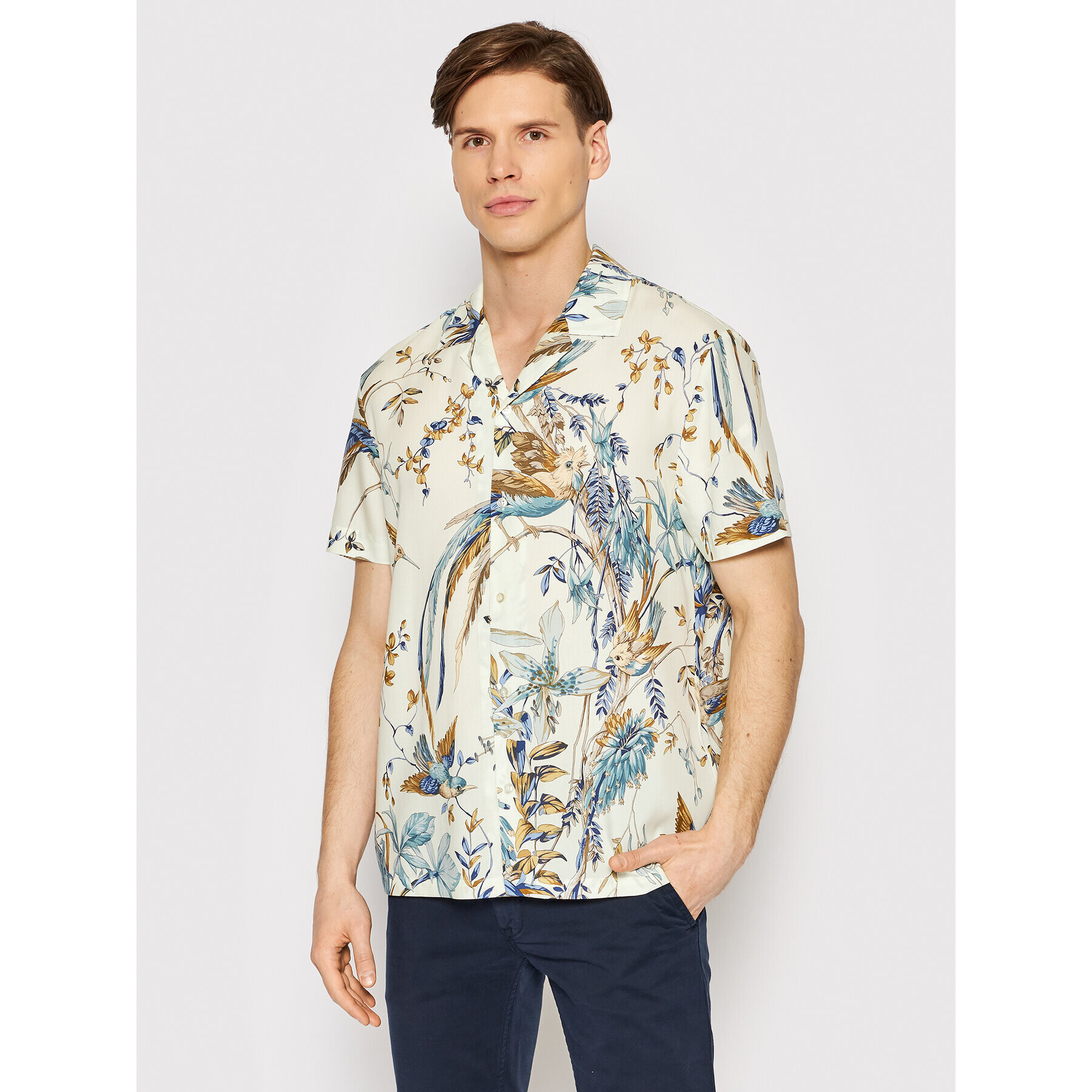 Baldessarini Риза B3 76001/000/3070 Бежов Regular Fit - Pepit.bg