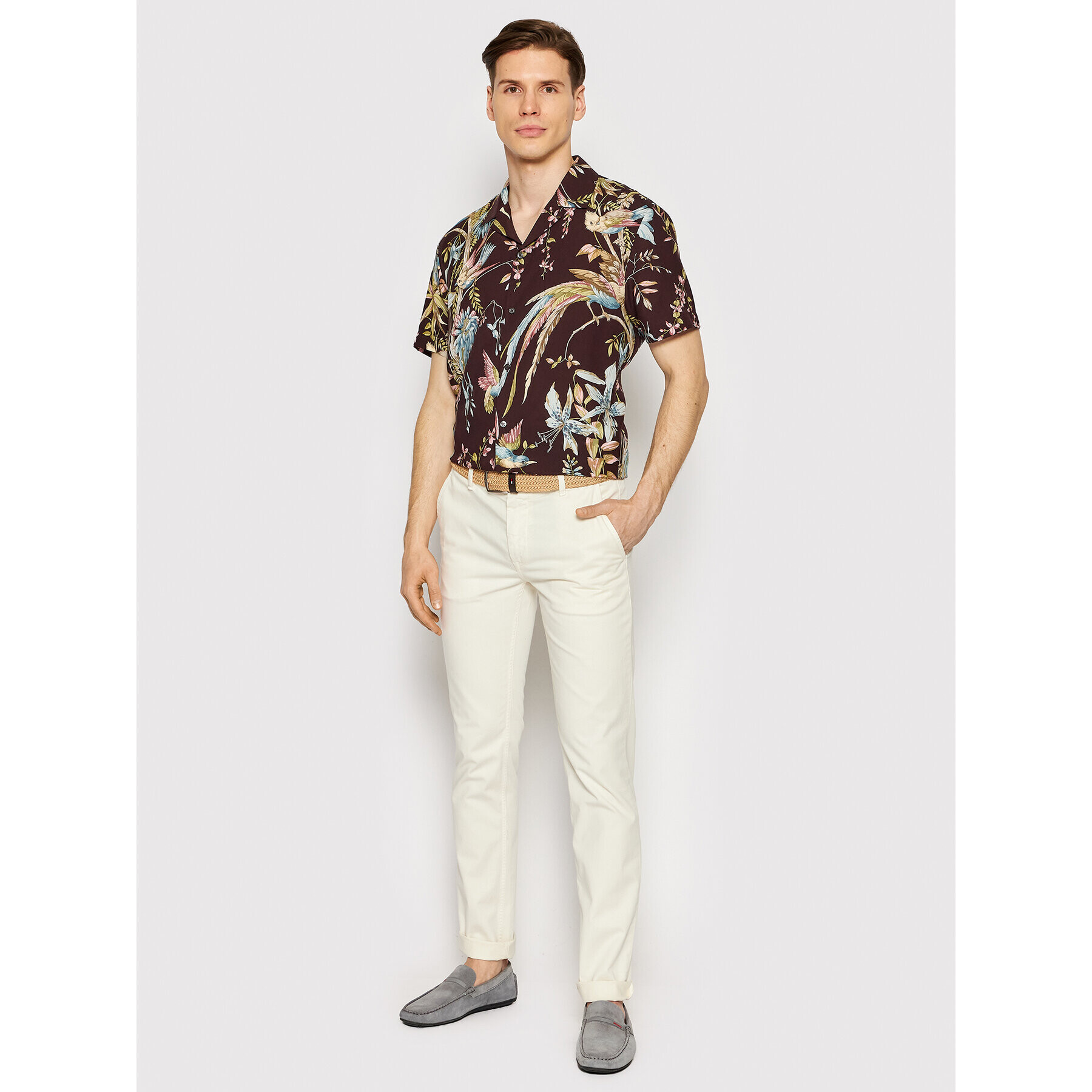 Baldessarini Риза B3 76001/000/3070 Бордо Regular Fit - Pepit.bg