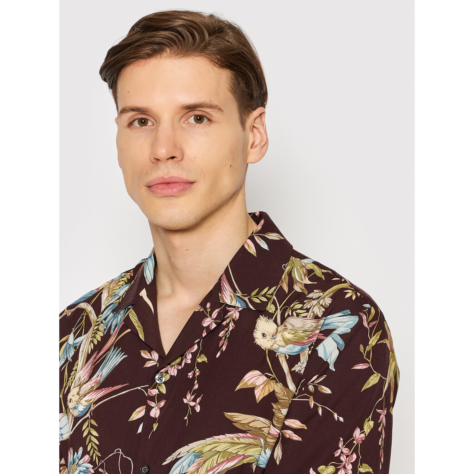 Baldessarini Риза B3 76001/000/3070 Бордо Regular Fit - Pepit.bg