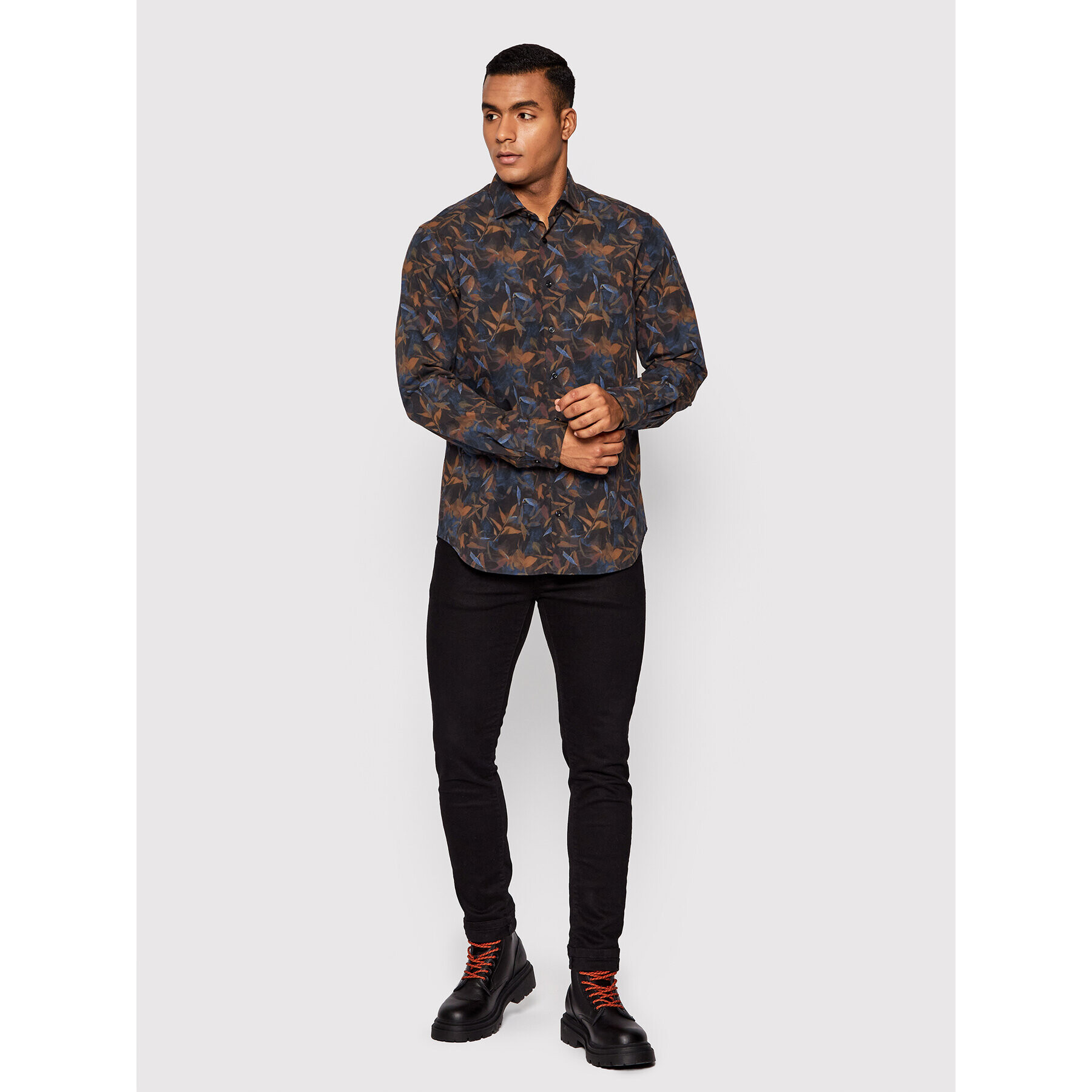 Baldessarini Риза Keith B3 10001/000/3043 Цветен Regular Fit - Pepit.bg