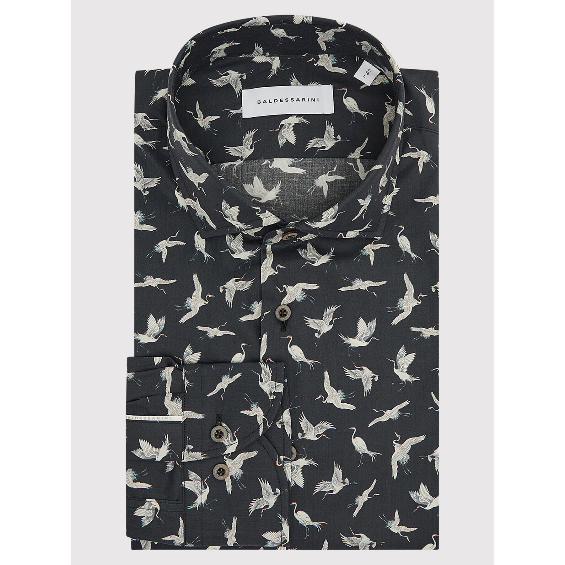 Baldessarini Риза Keith B3 10008/000/3043 Черен Tailored Fit - Pepit.bg