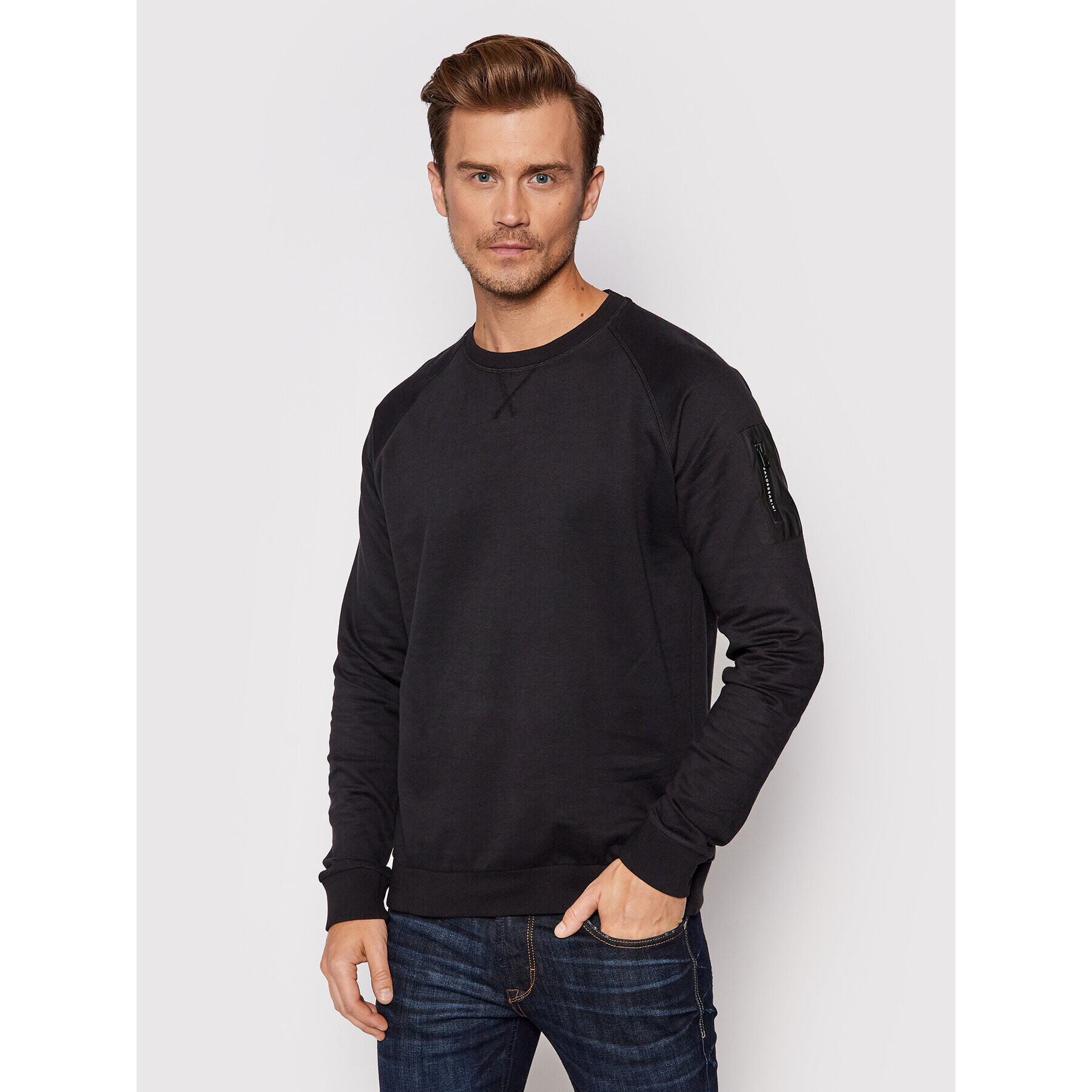 Baldessarini Суитшърт Scott B4 70022/000/5014 Черен Regular Fit - Pepit.bg