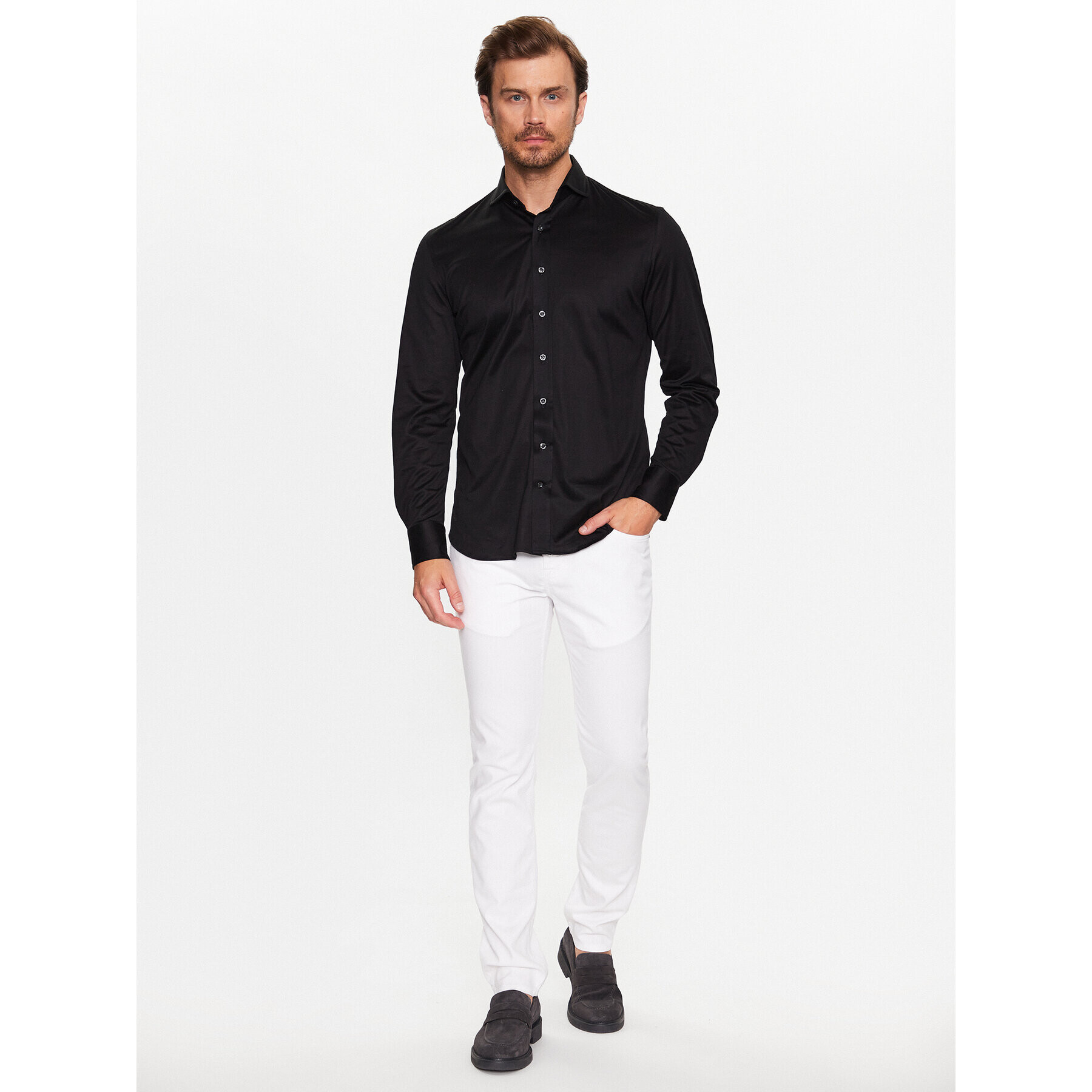 Baldessarini Текстилни панталони B1 16502/000/2424 Бял Regular Fit - Pepit.bg