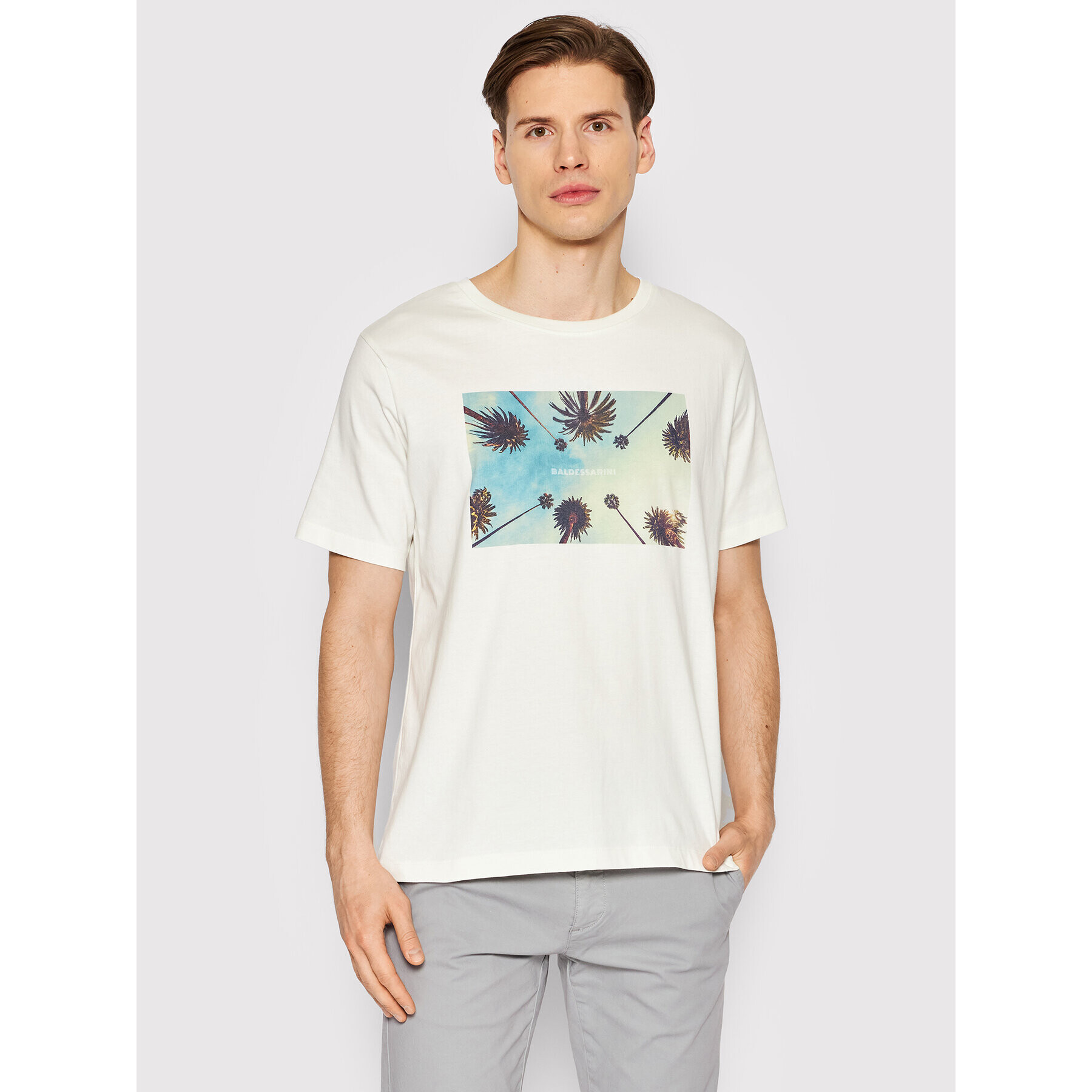 Baldessarini Тишърт B4 20030/000/5081 Бял Regular Fit - Pepit.bg