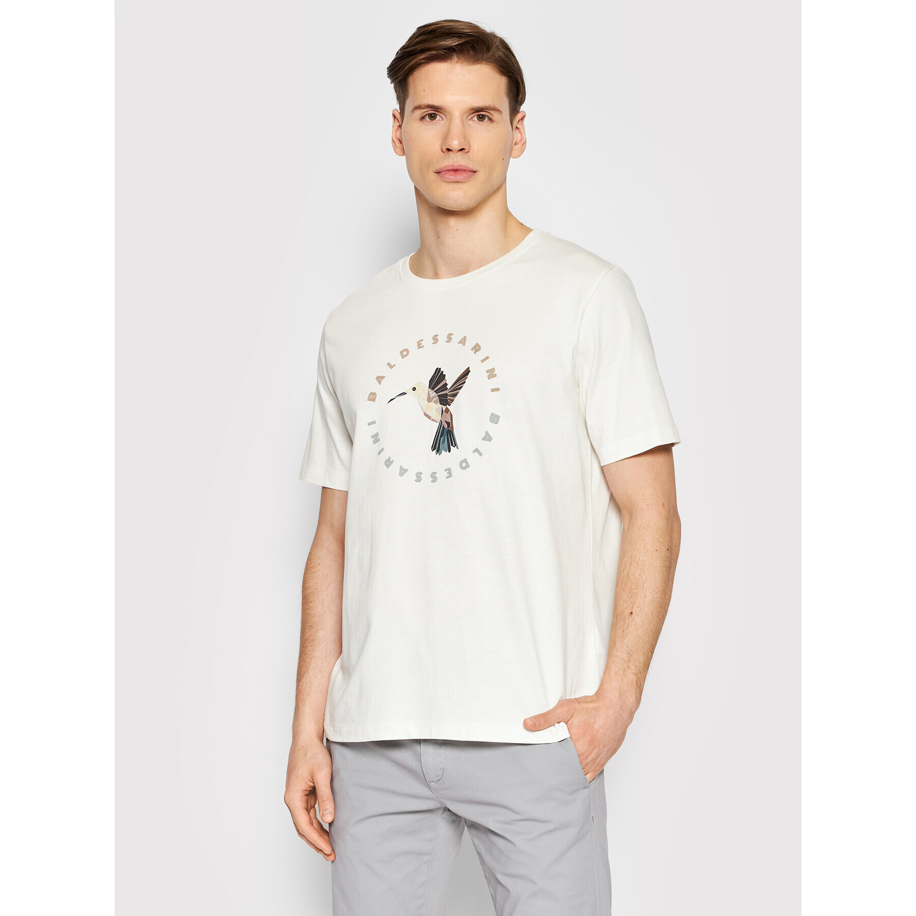 Baldessarini Тишърт B4 20031/000/5081 Бял Regular Fit - Pepit.bg