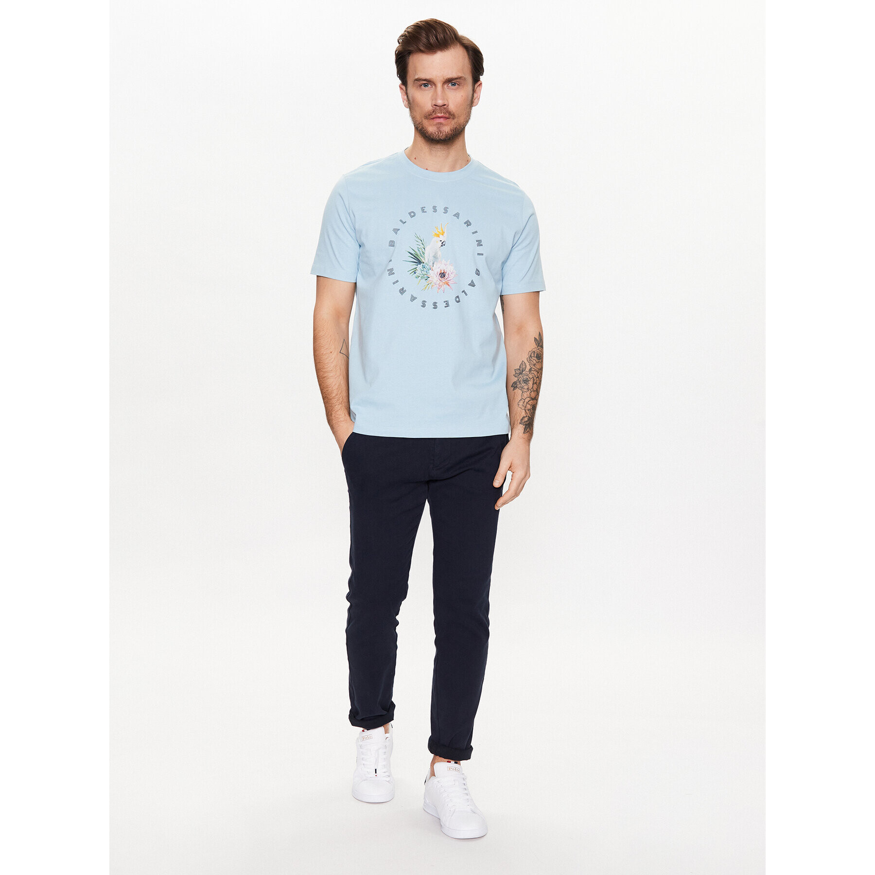 Baldessarini Тишърт B4 20059/000/5081 Син Regular Fit - Pepit.bg