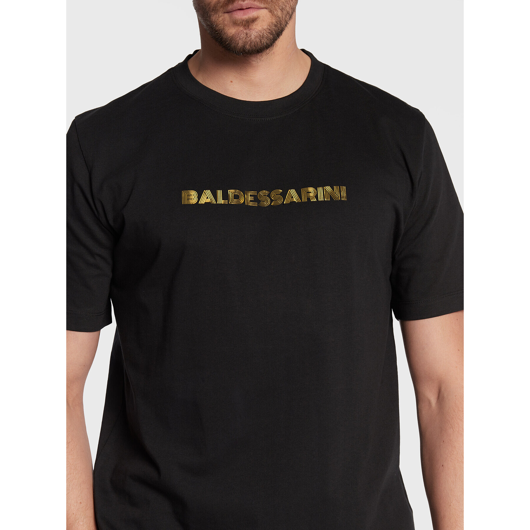 Baldessarini Тишърт Thore B4 20046/000/5081 Черен Modern Fit - Pepit.bg