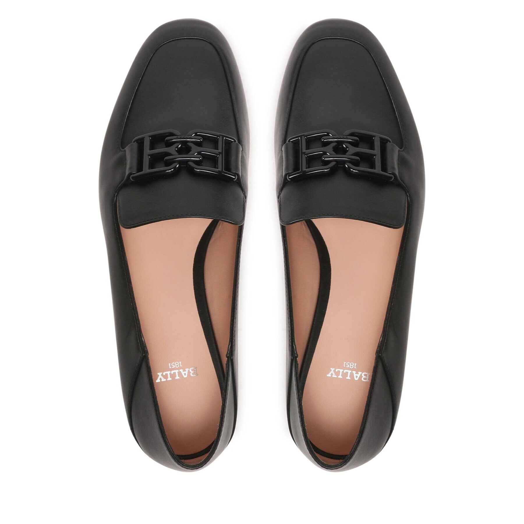 Bally Чехли Ellah Flat-Tnl WF101L Черен - Pepit.bg