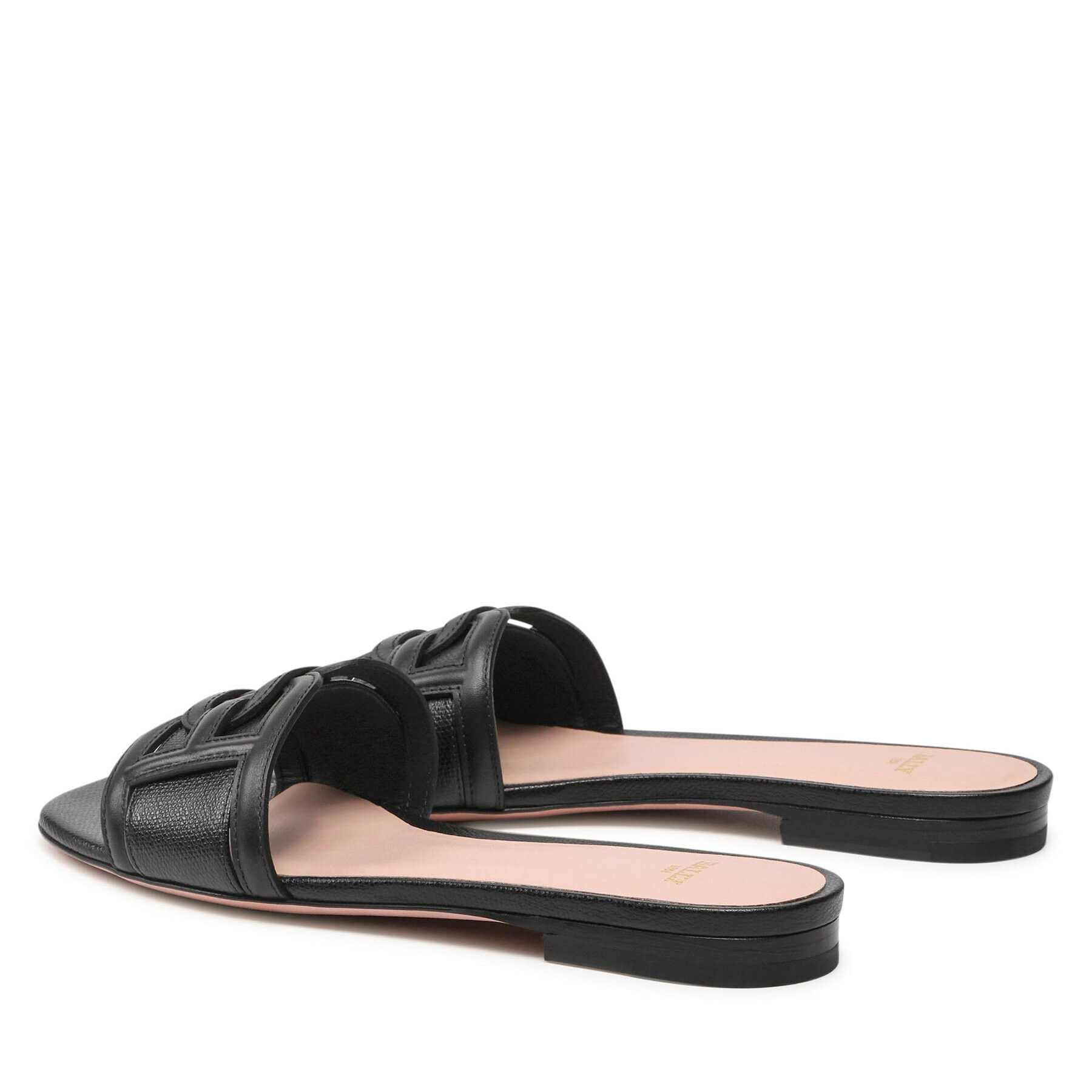 Bally Чехли Peoni Flat 6239494 Черен - Pepit.bg