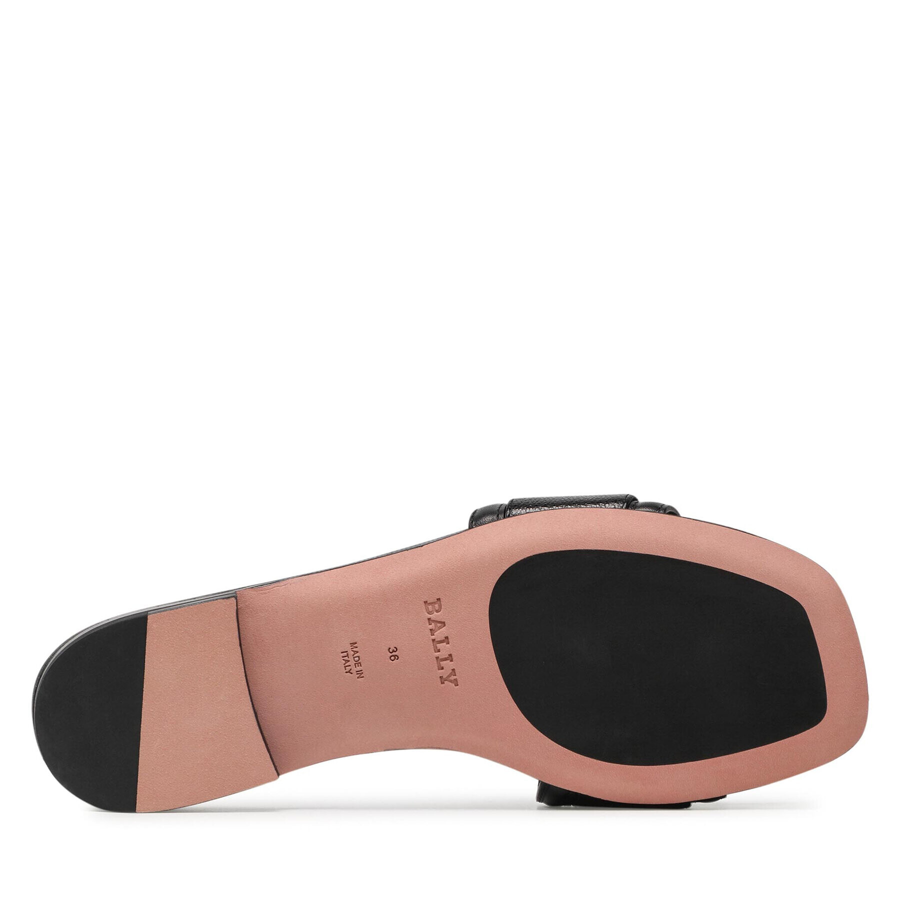 Bally Чехли Peoni Flat 6239494 Черен - Pepit.bg