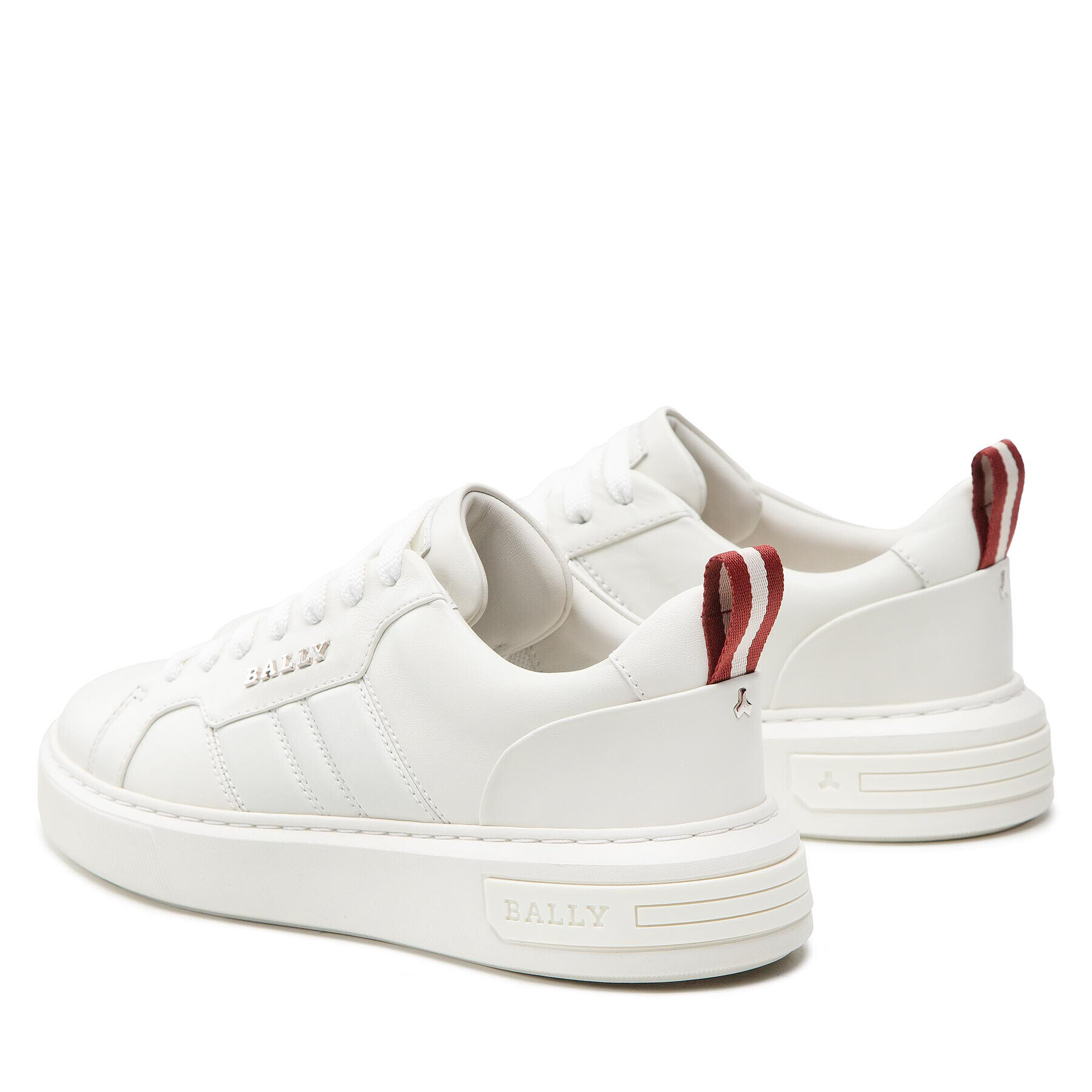 Bally Сникърси Maxim 6300157 Бял - Pepit.bg