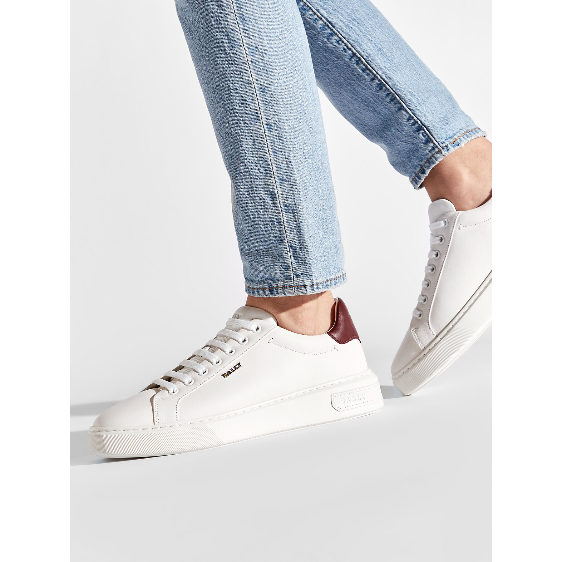 Bally Сникърси Miky 6239616 Бял - Pepit.bg