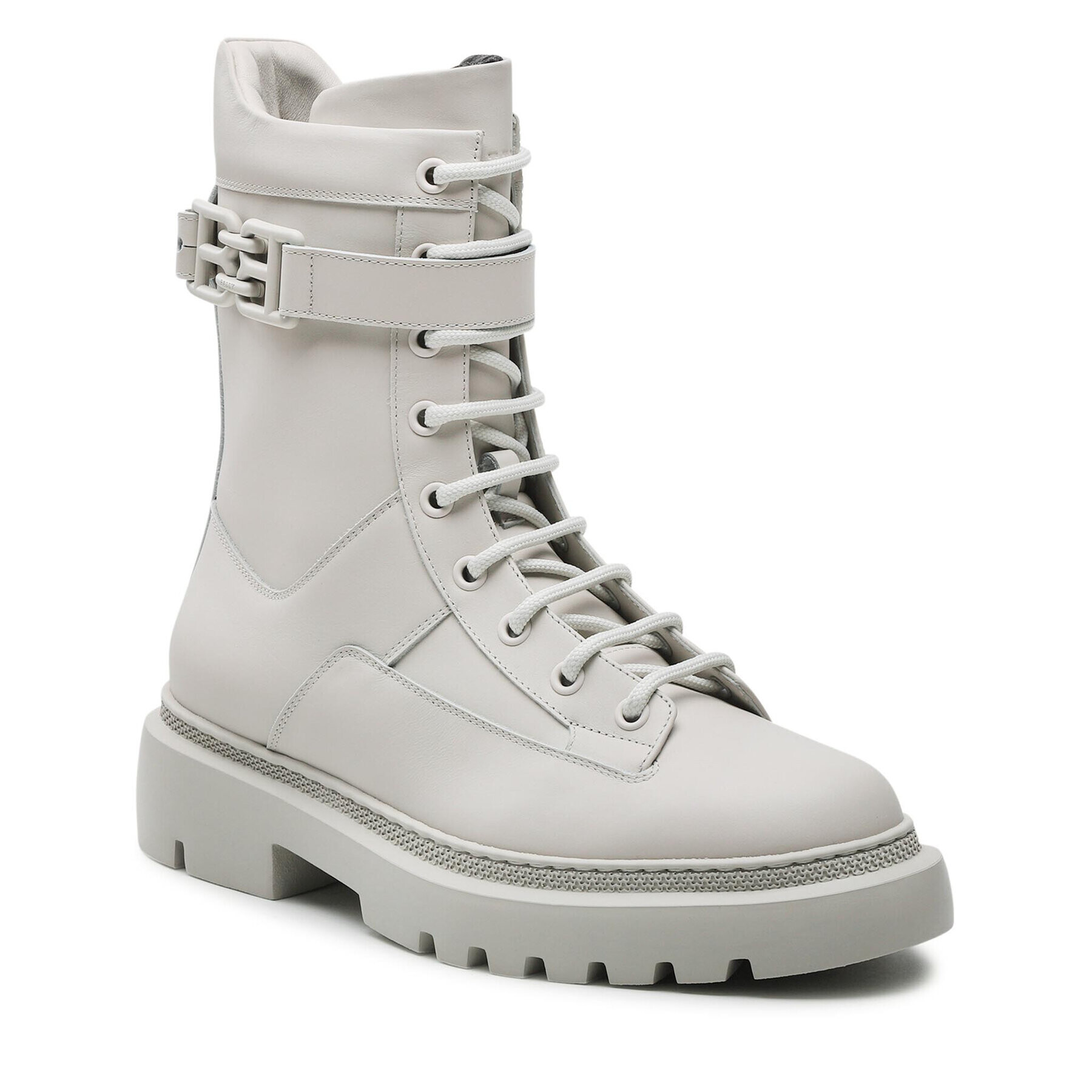 Bally Туристически oбувки Gioele Flat 6301558 Бял - Pepit.bg
