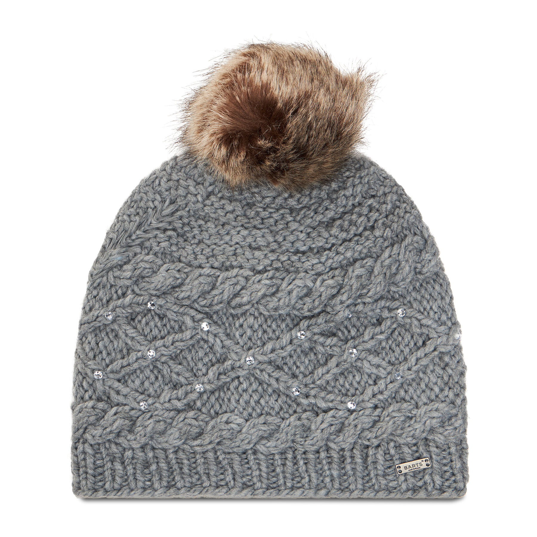 Barts Шапка Claire Beanie 13850021 Сив - Pepit.bg