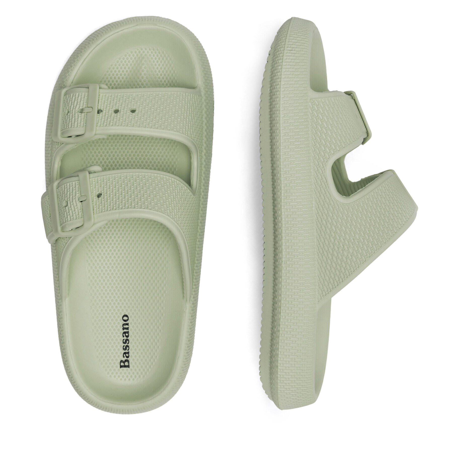 Bassano Чехли DUAL STRAP SLIPPER Зелен - Pepit.bg