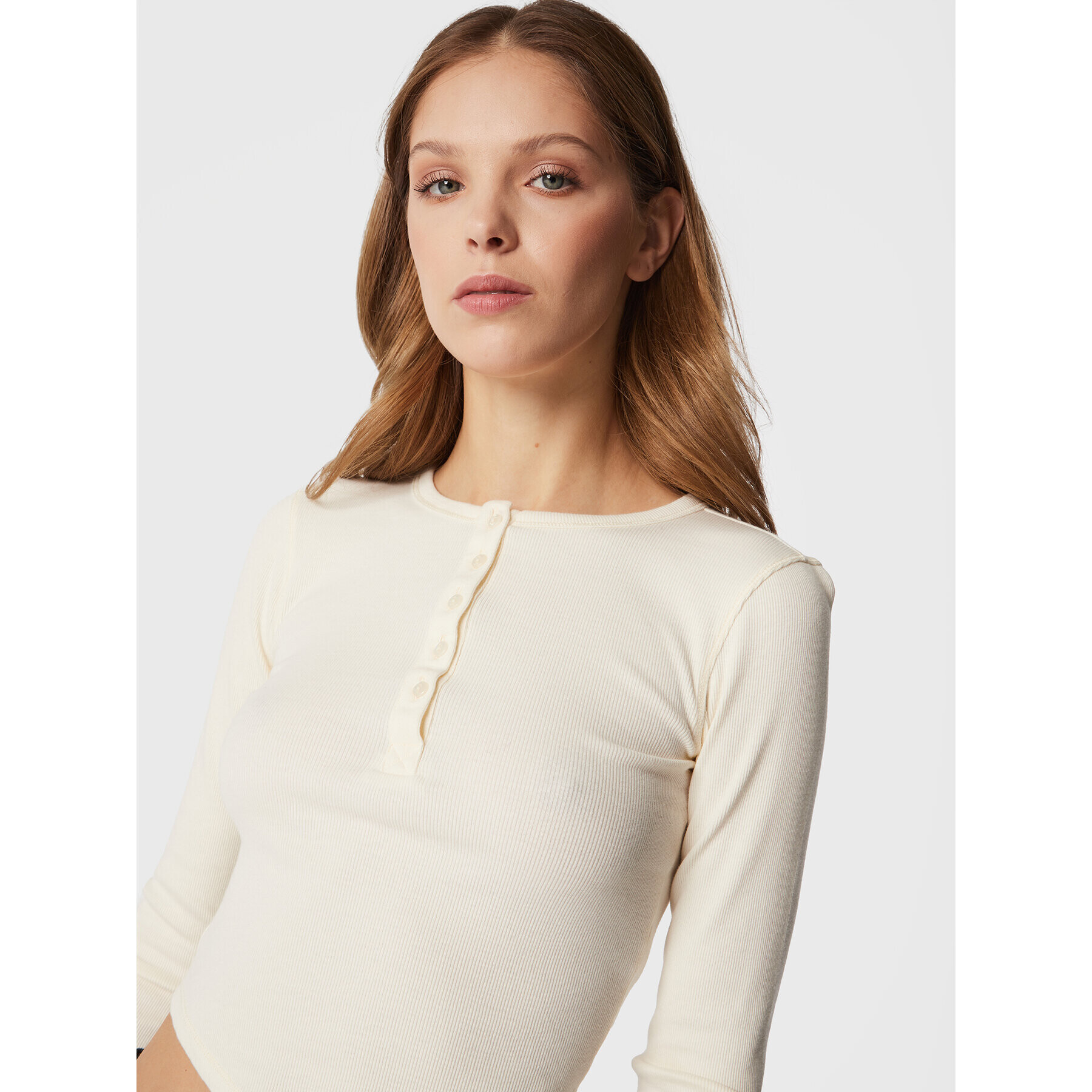 BDG Urban Outfitters Блуза 75260075 Екрю Regular Fit - Pepit.bg