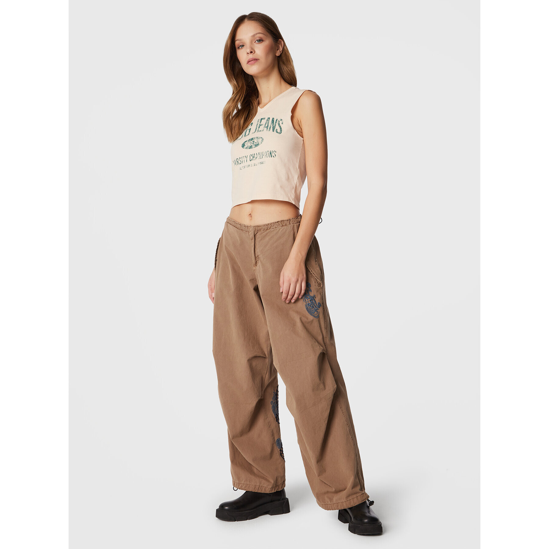 BDG Urban Outfitters Блуза 75440024 Екрю Regular Fit - Pepit.bg