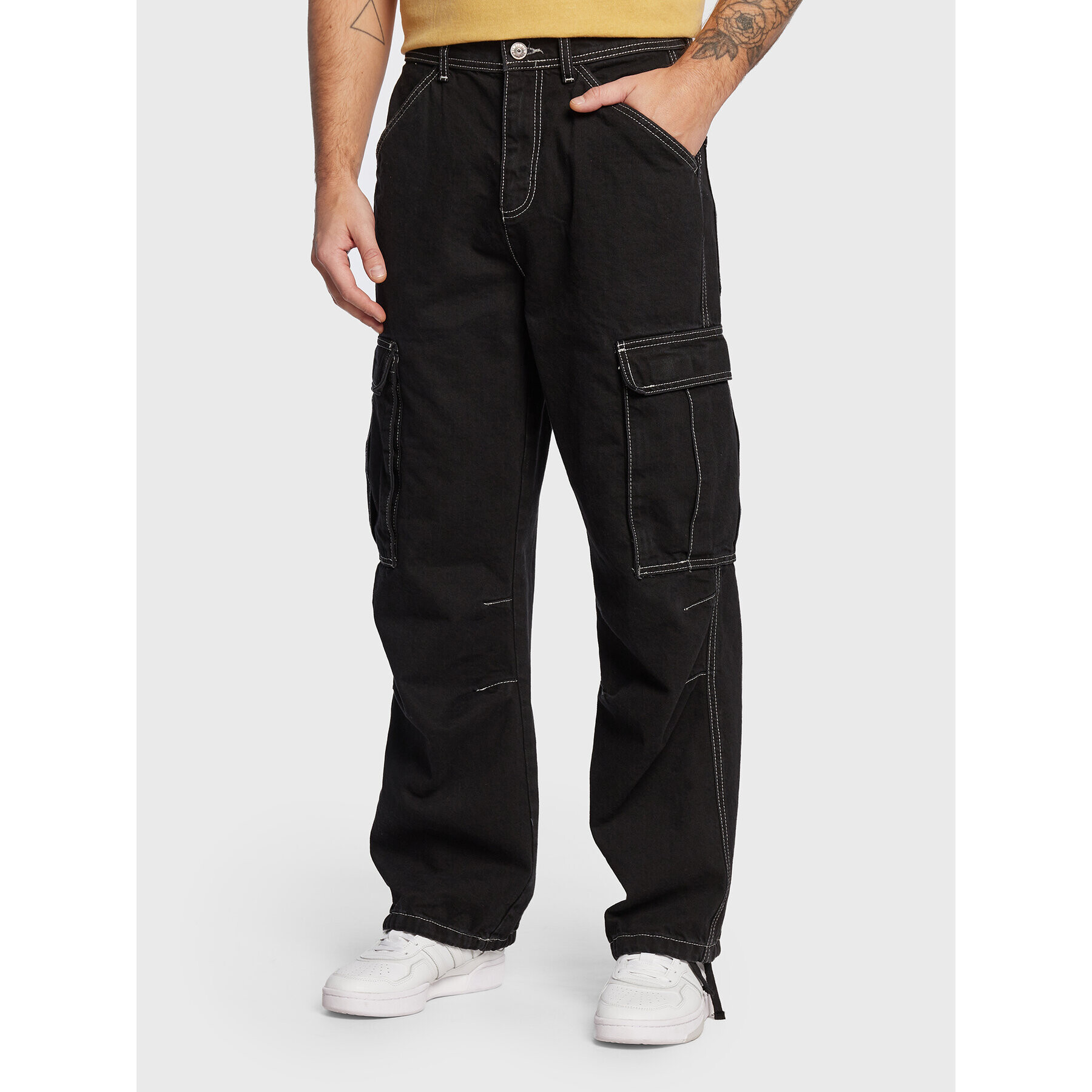 BDG Urban Outfitters Дънки 75328518 Черен Relaxed Fit - Pepit.bg