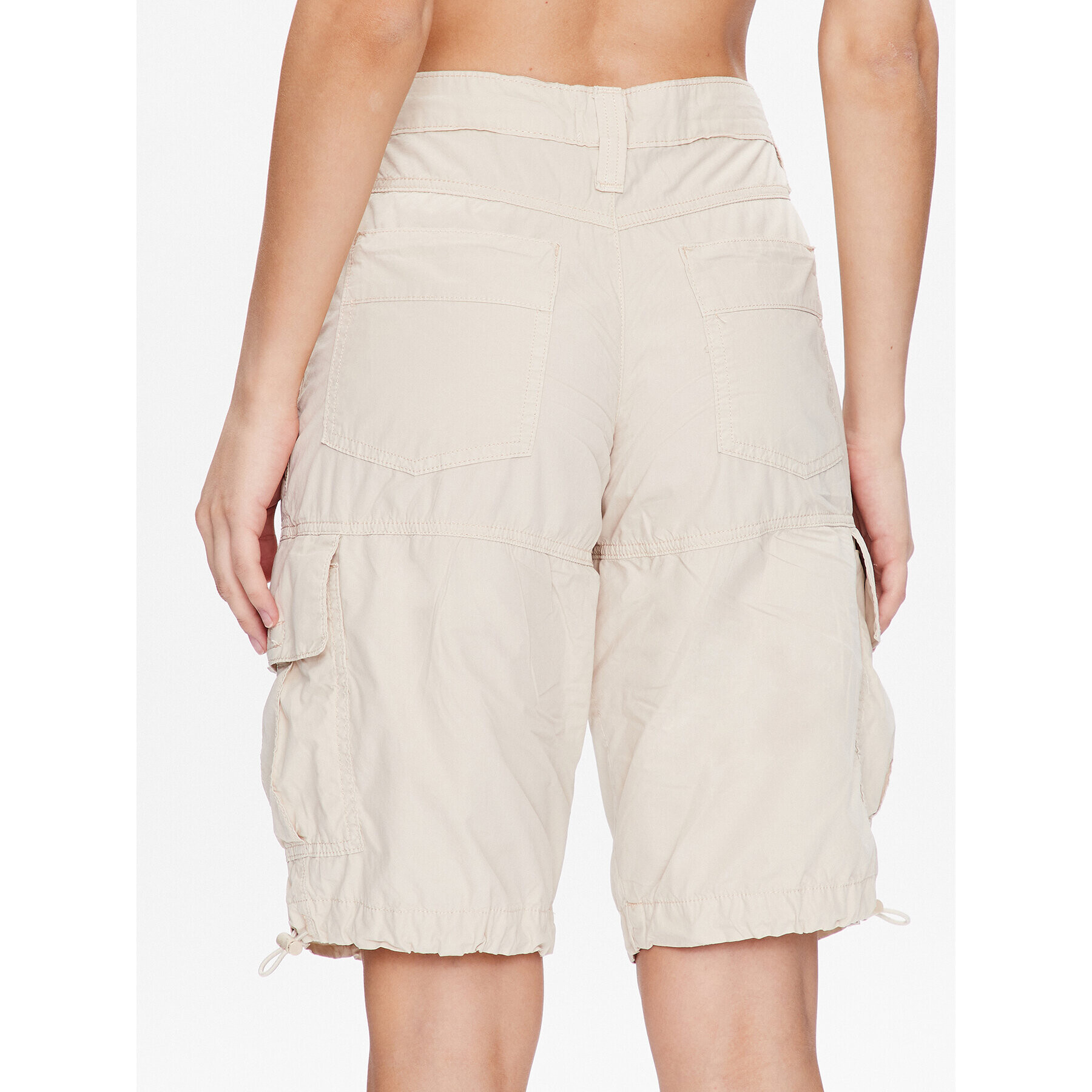 BDG Urban Outfitters Шорти от плат BDG BOARD Y2K CARGO SHORT 76476043 Екрю Regular Fit - Pepit.bg