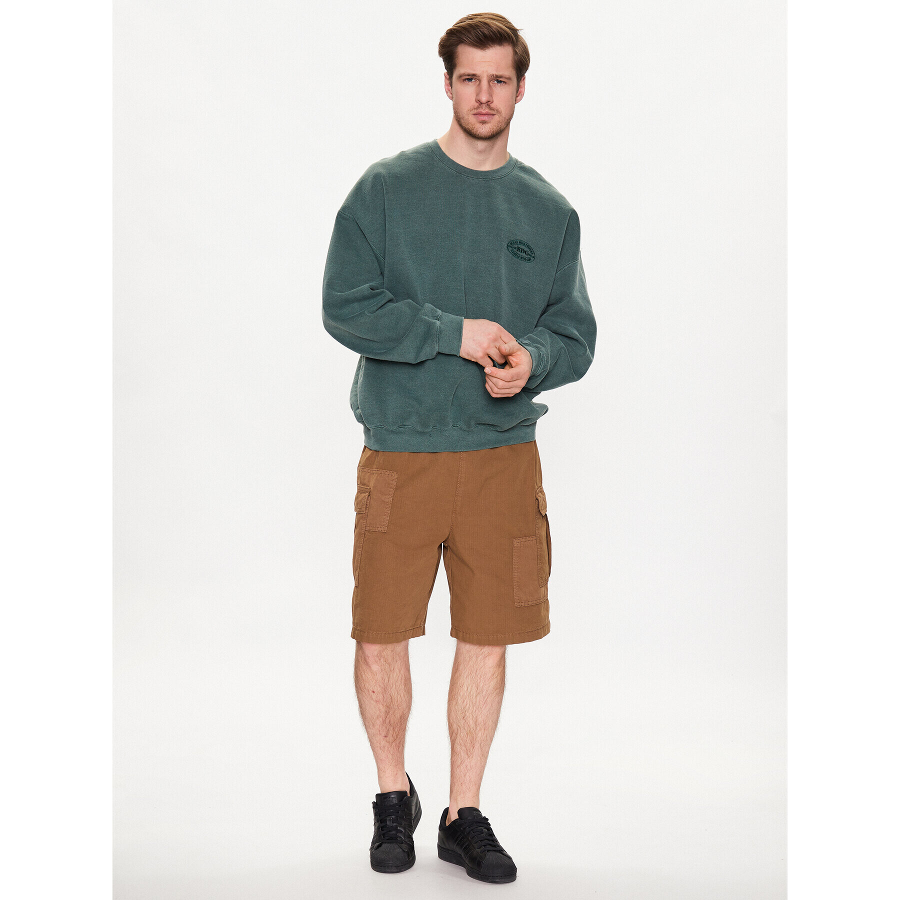 BDG Urban Outfitters Шорти от плат BDG RIPSTOP CARGO SHORT 76548387 Бежов Classic Fit - Pepit.bg