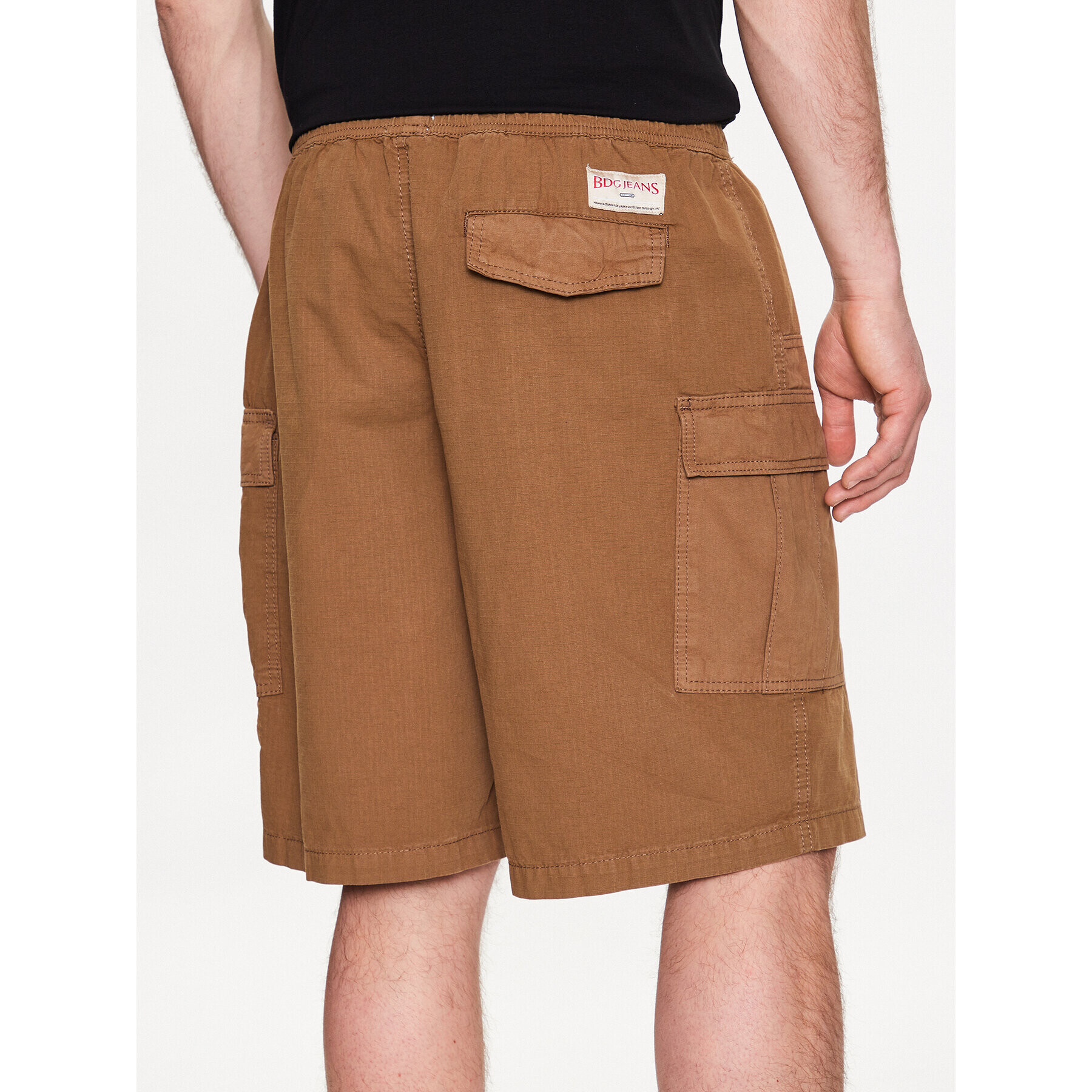 BDG Urban Outfitters Шорти от плат BDG RIPSTOP CARGO SHORT 76548387 Бежов Classic Fit - Pepit.bg