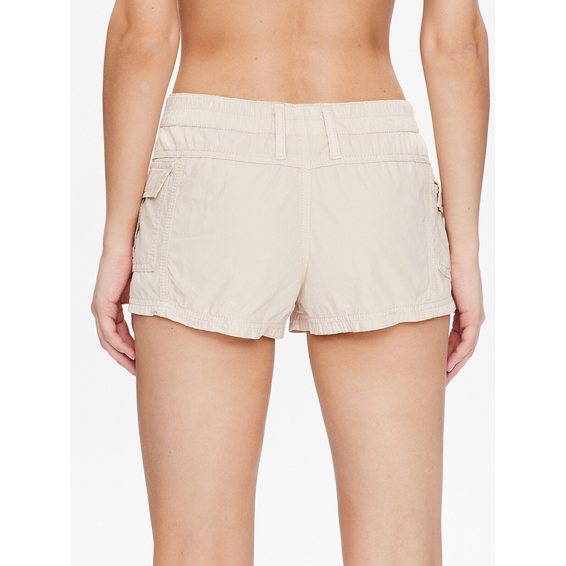 BDG Urban Outfitters Шорти от плат BDG SUMMER Y2K SHORT 76476308 Екрю Regular Fit - Pepit.bg