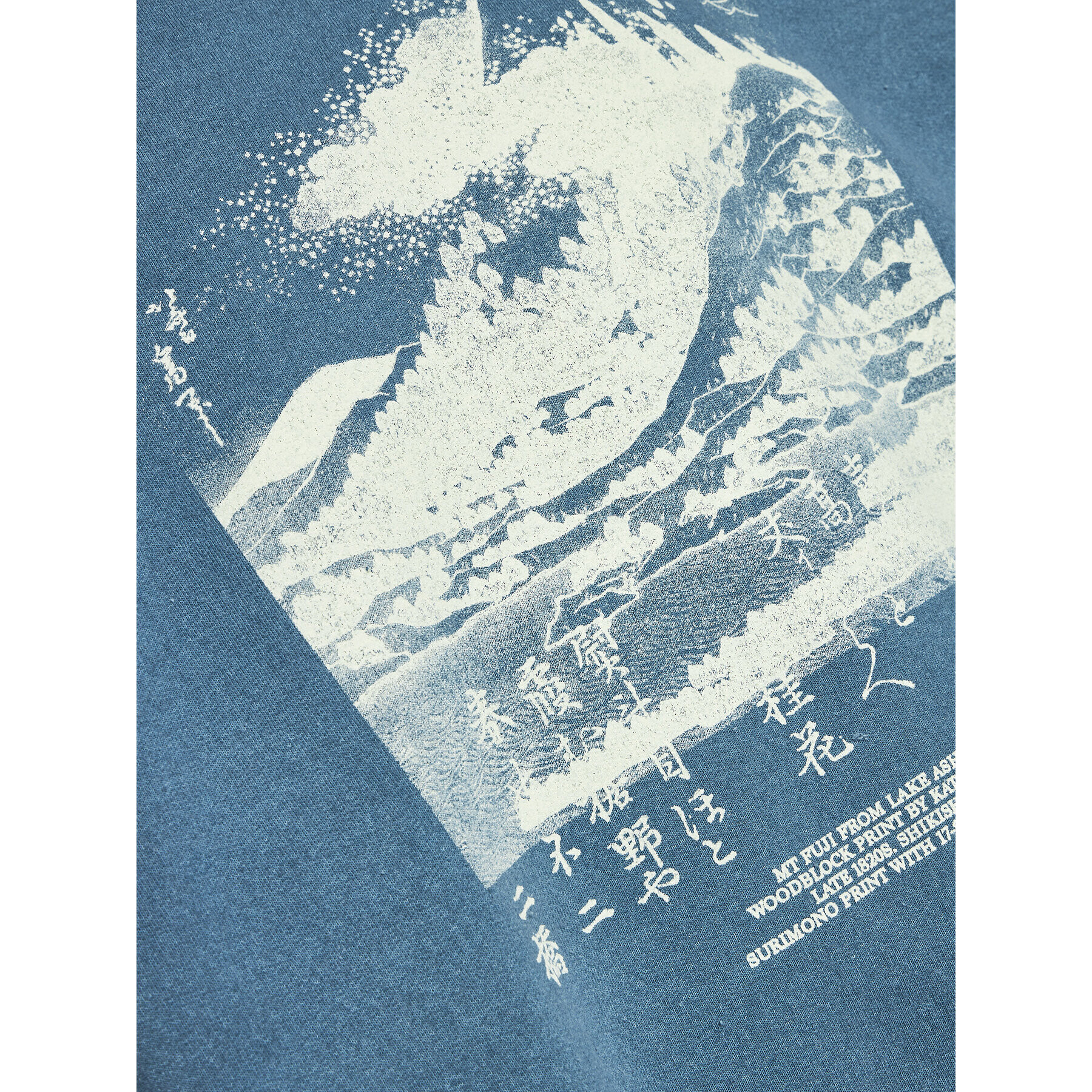 BDG Urban Outfitters Суитшърт Asui Hokusai Sweat 77393916 Син Regular Fit - Pepit.bg