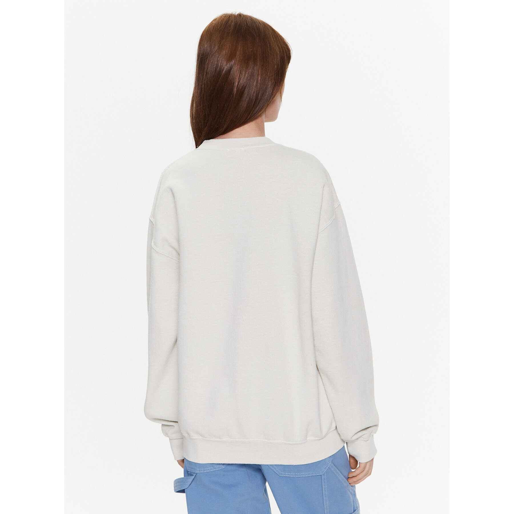 BDG Urban Outfitters Суитшърт BDG EMBROIDERED SWEAT 76470806 Бежов Oversize - Pepit.bg