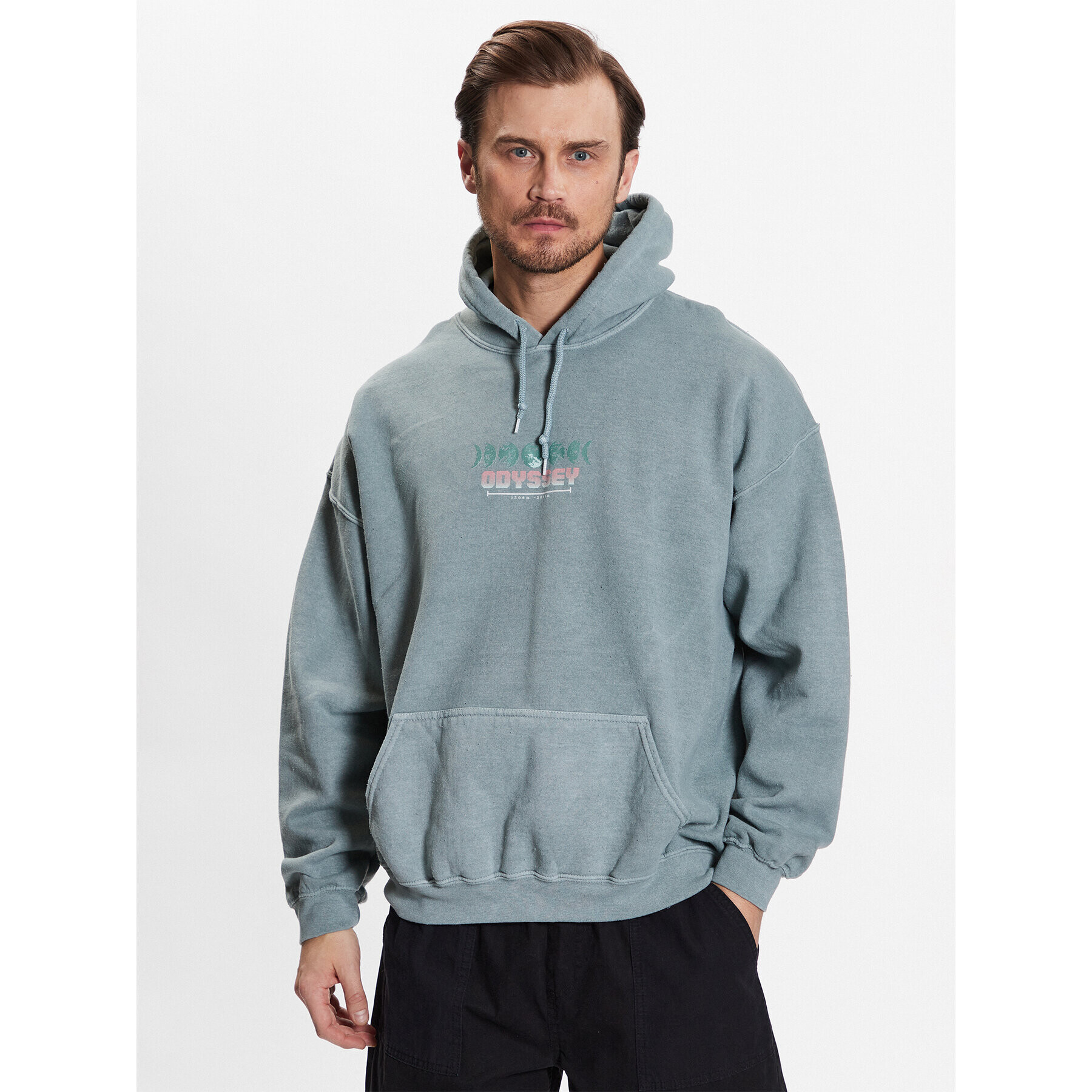 BDG Urban Outfitters Суитшърт BDG ODYSSEY HOODIE 76740091 Син Relaxed Fit - Pepit.bg