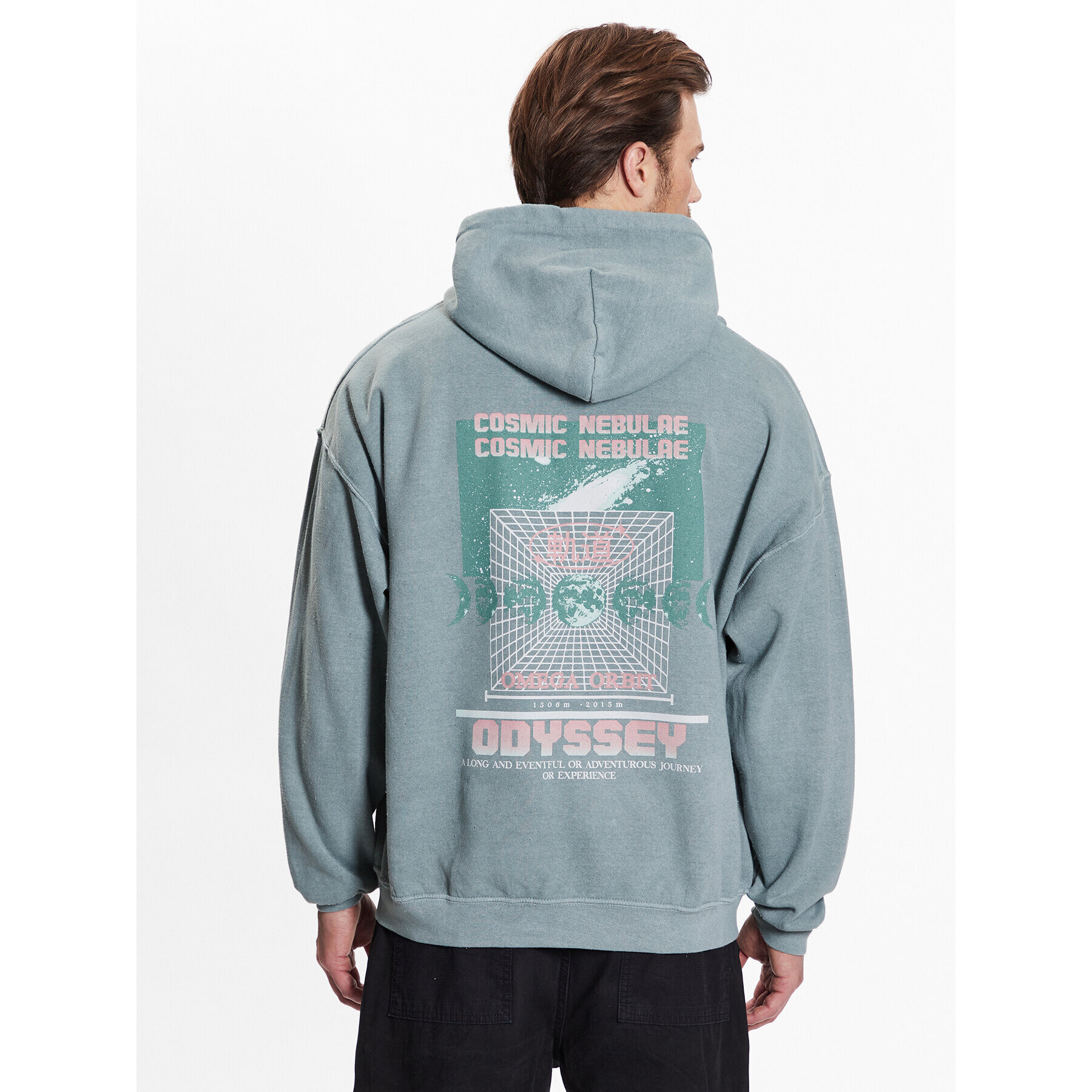 BDG Urban Outfitters Суитшърт BDG ODYSSEY HOODIE 76740091 Син Relaxed Fit - Pepit.bg