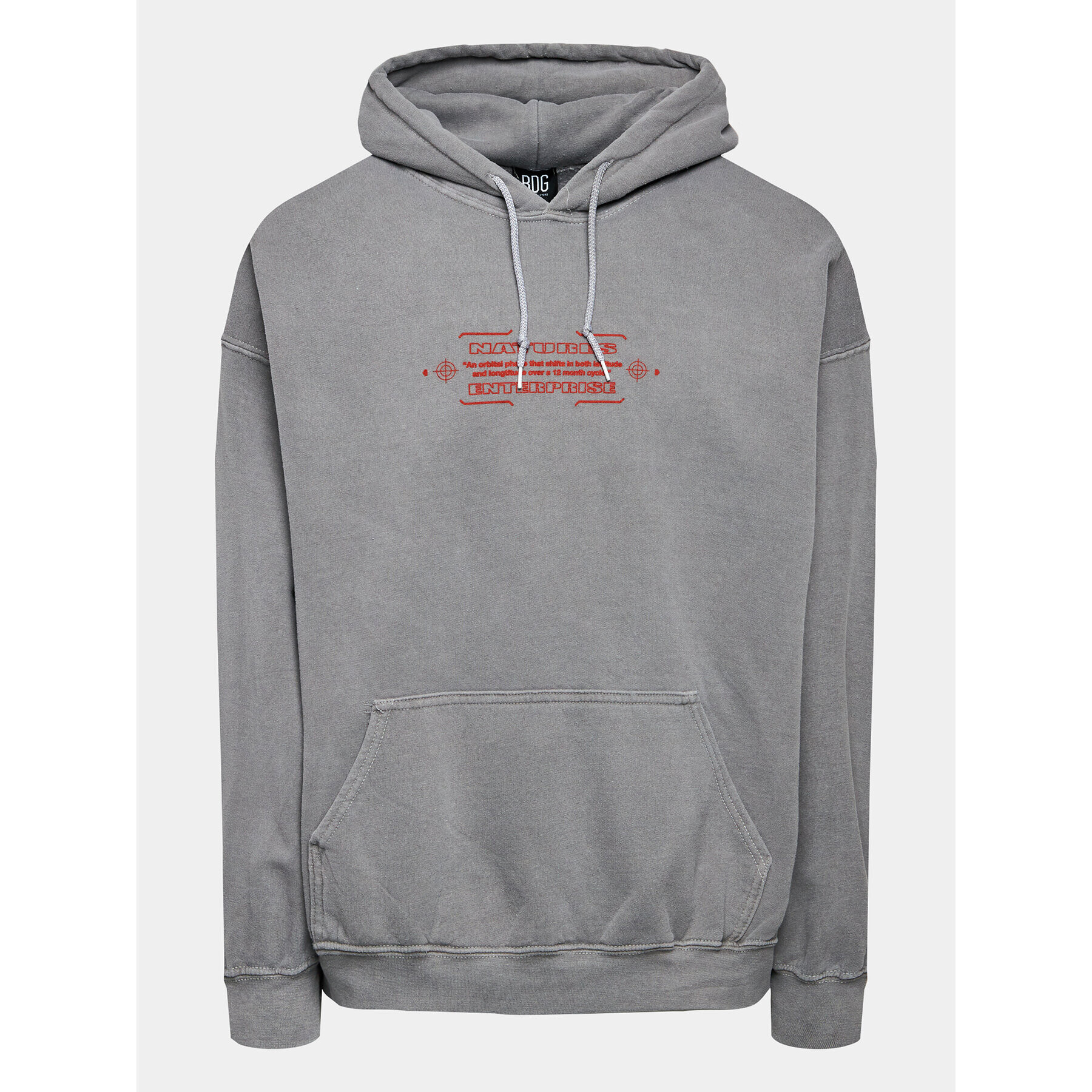 BDG Urban Outfitters Суитшърт Grey Natures Hood 77173722 Сив Baggy Fit - Pepit.bg