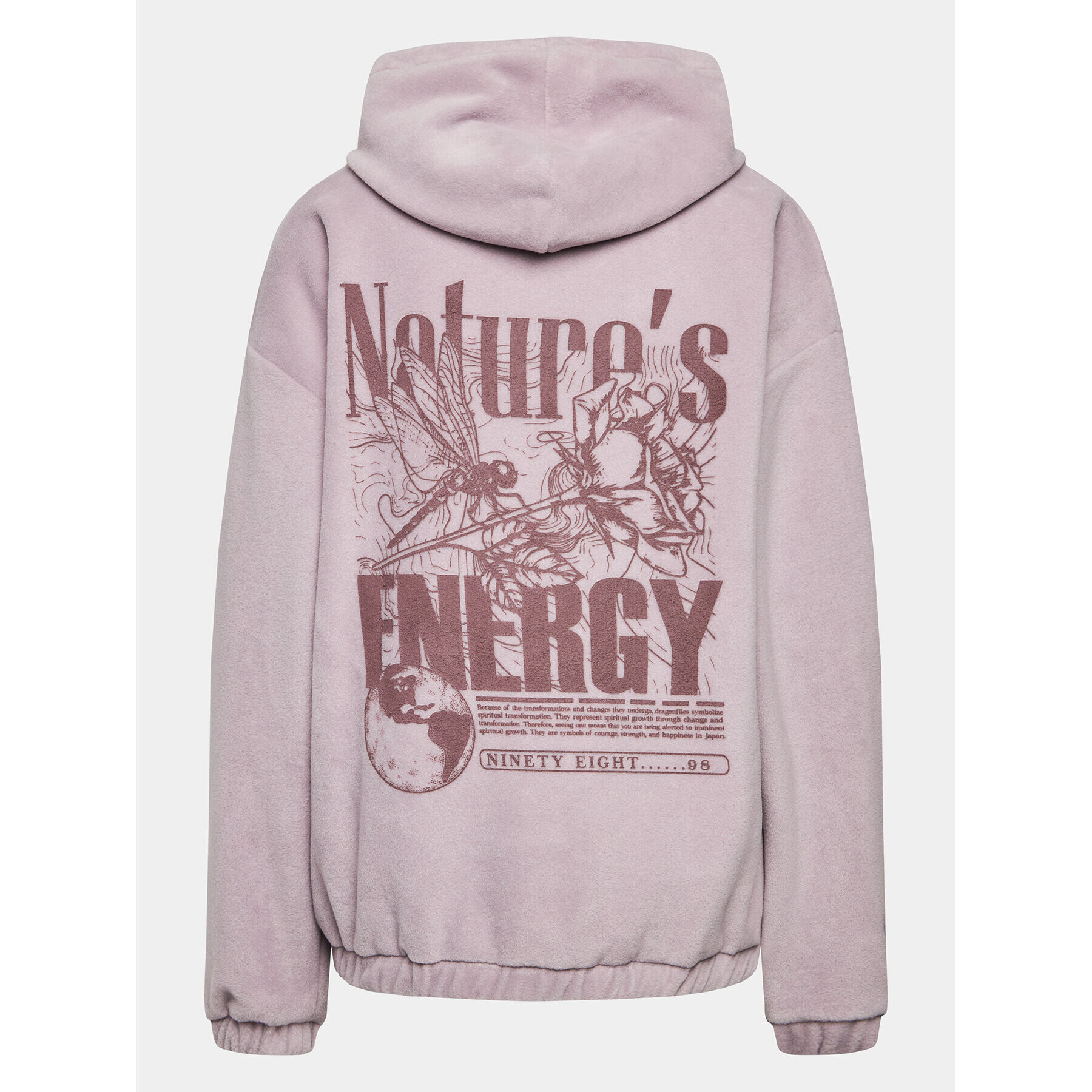 BDG Urban Outfitters Суитшърт Natures Energy Fleece 77172914 Виолетов Oversize - Pepit.bg