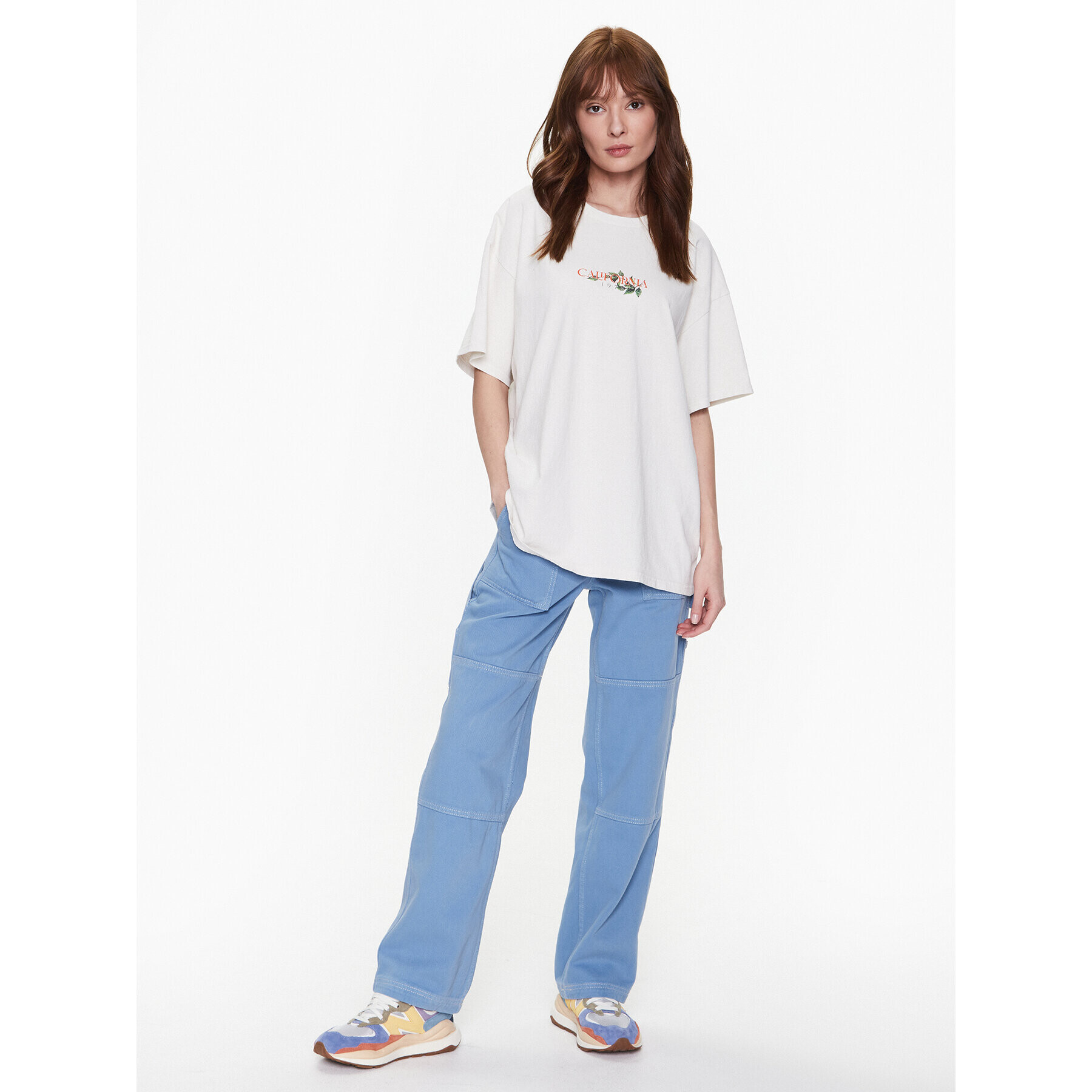 BDG Urban Outfitters Текстилни панталони BDG UTILITY SKATE BLUE 76474006 Син Relaxed Fit - Pepit.bg