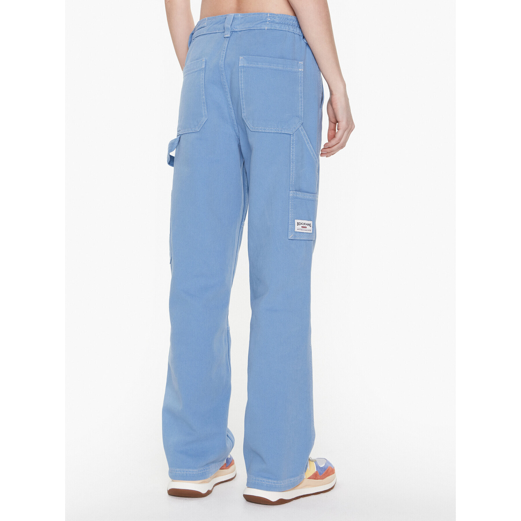 BDG Urban Outfitters Текстилни панталони BDG UTILITY SKATE BLUE 76474006 Син Relaxed Fit - Pepit.bg