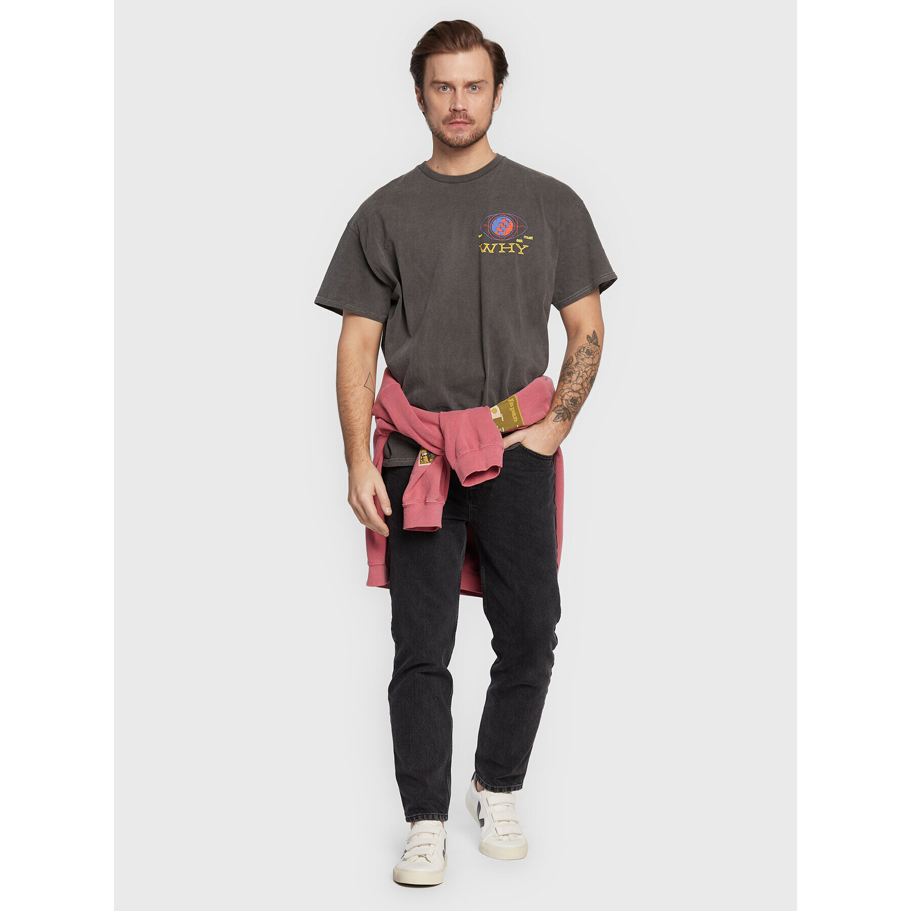 BDG Urban Outfitters Тишърт 76134576 Сив Relaxed Fit - Pepit.bg