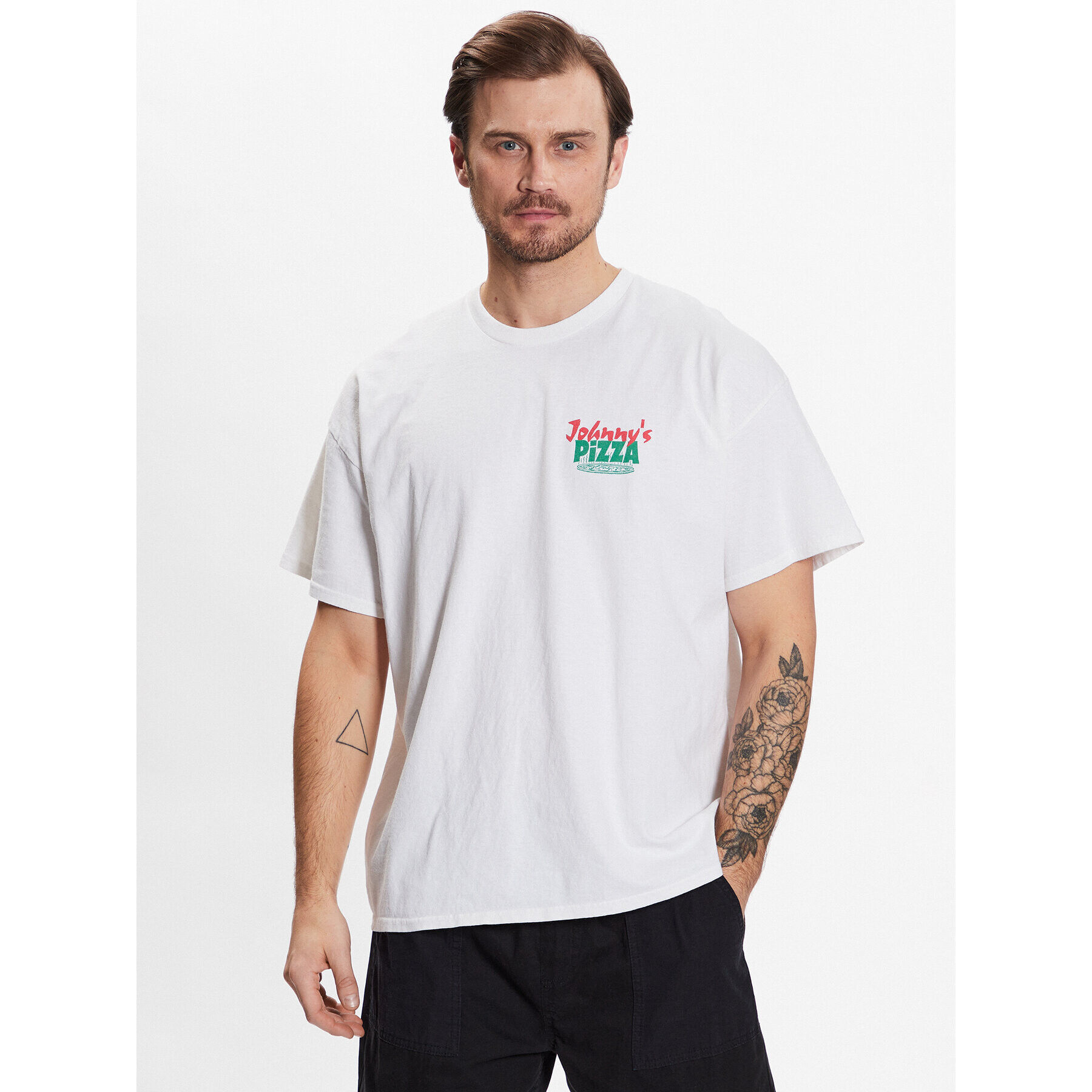 BDG Urban Outfitters Тишърт 76390210 Бял Regular Fit - Pepit.bg