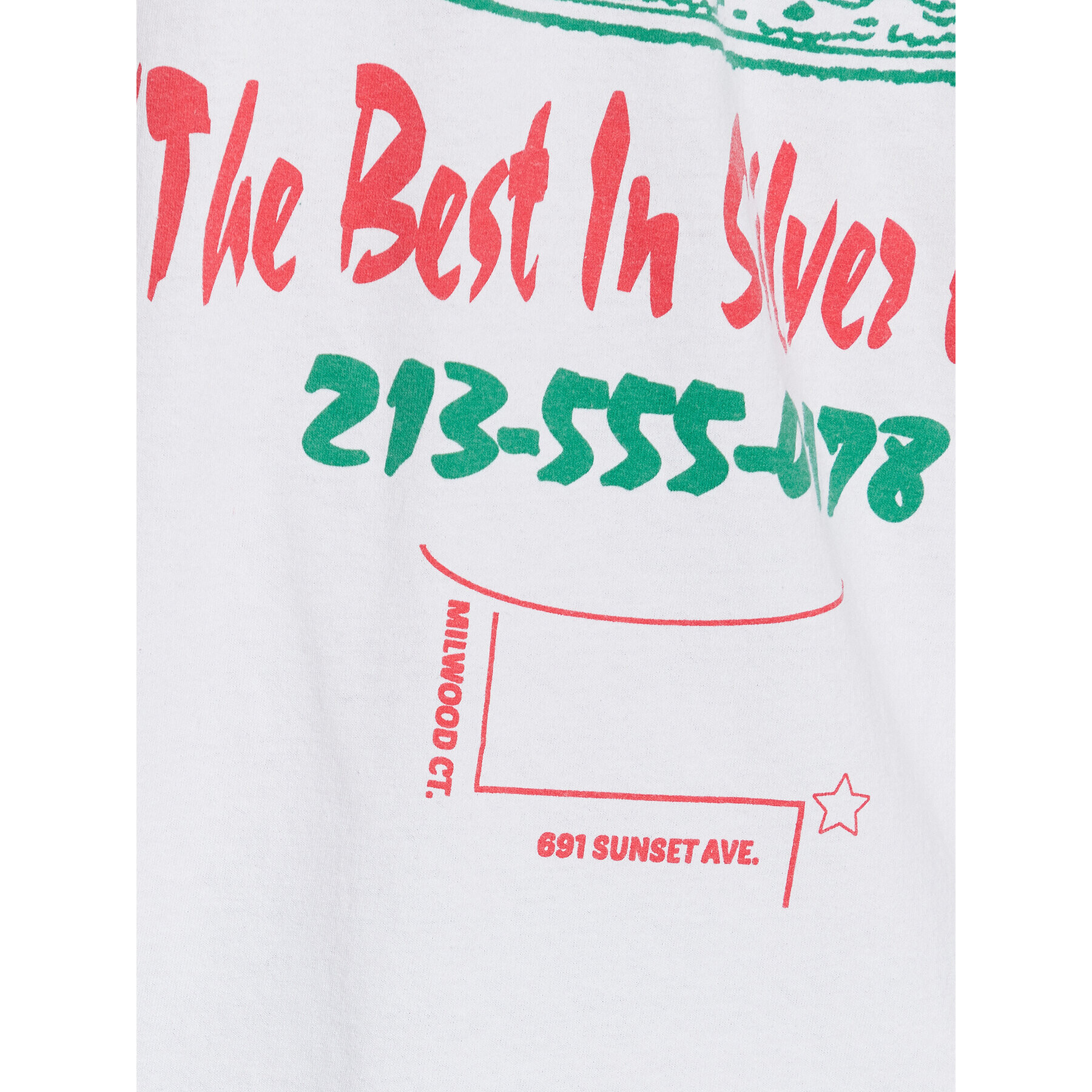 BDG Urban Outfitters Тишърт 76390210 Бял Regular Fit - Pepit.bg