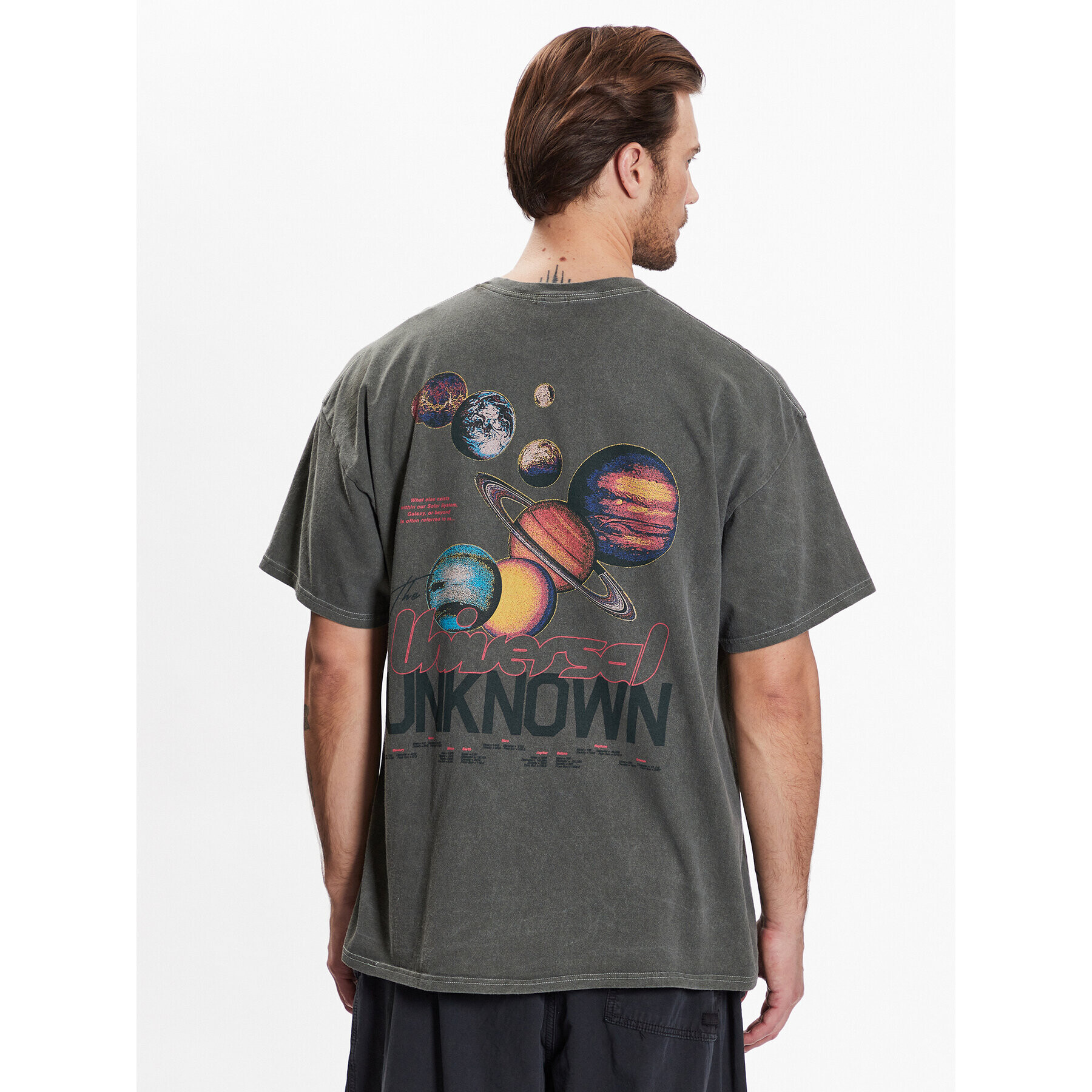 BDG Urban Outfitters Тишърт BDG UNIVERSAL UNKNOWN TEE 76741784 Каки Oversize - Pepit.bg
