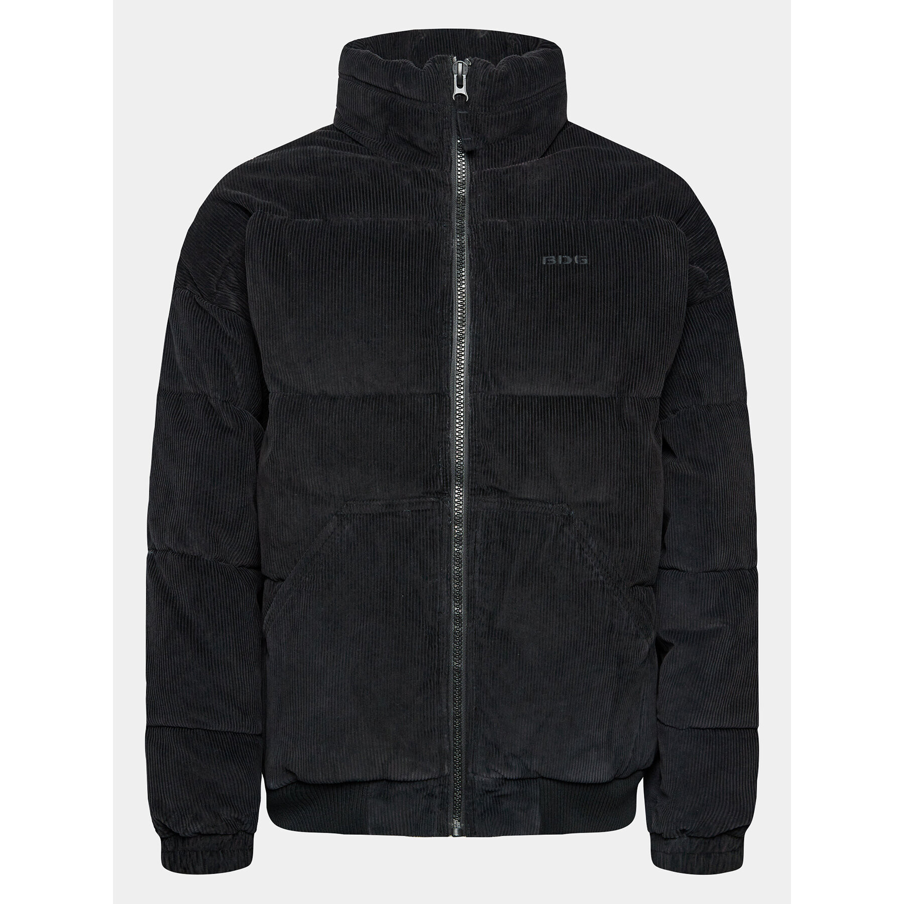 BDG Urban Outfitters Зимно яке Cord Puffer 76833870 Черен Basic Fit - Pepit.bg