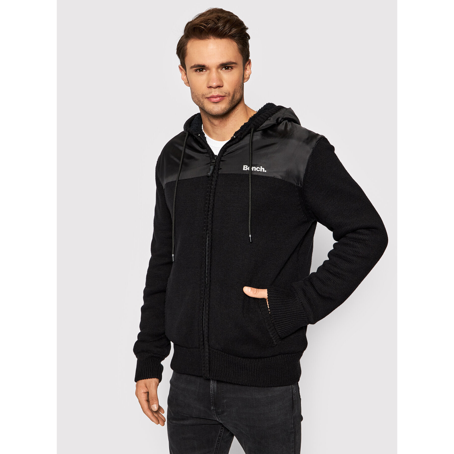 Bench Кардиган Dillo 118628 Черен Regular Fit - Pepit.bg