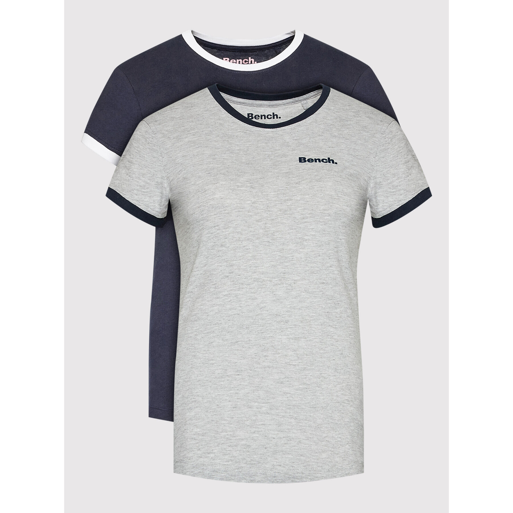 Bench Комплект 2 тишъртки Milia 120680 Тъмносин Regular Fit - Pepit.bg